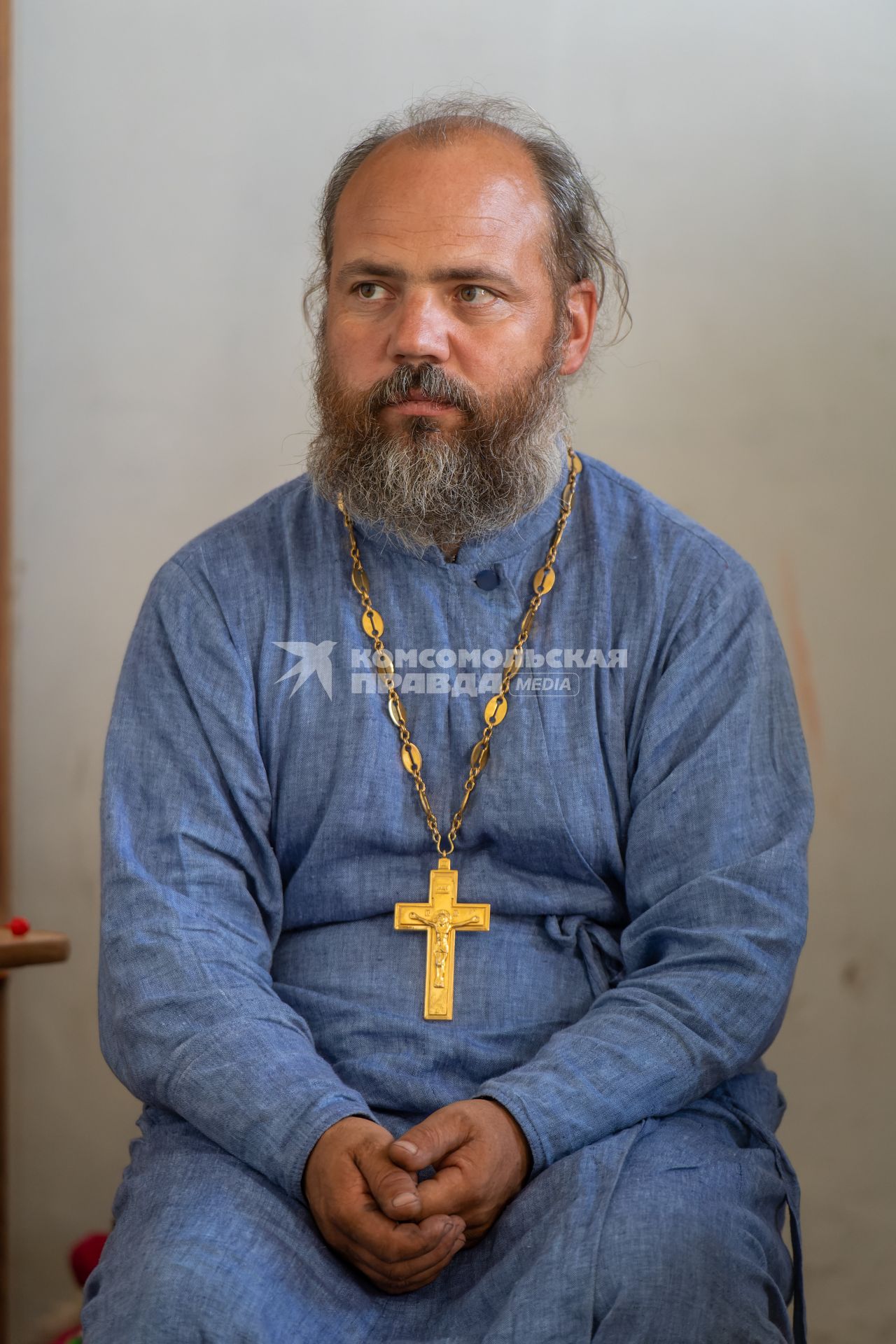 Ряжский район. Село Новое Еголдаево. Священник отец Дионисий ( Денис Соляков).