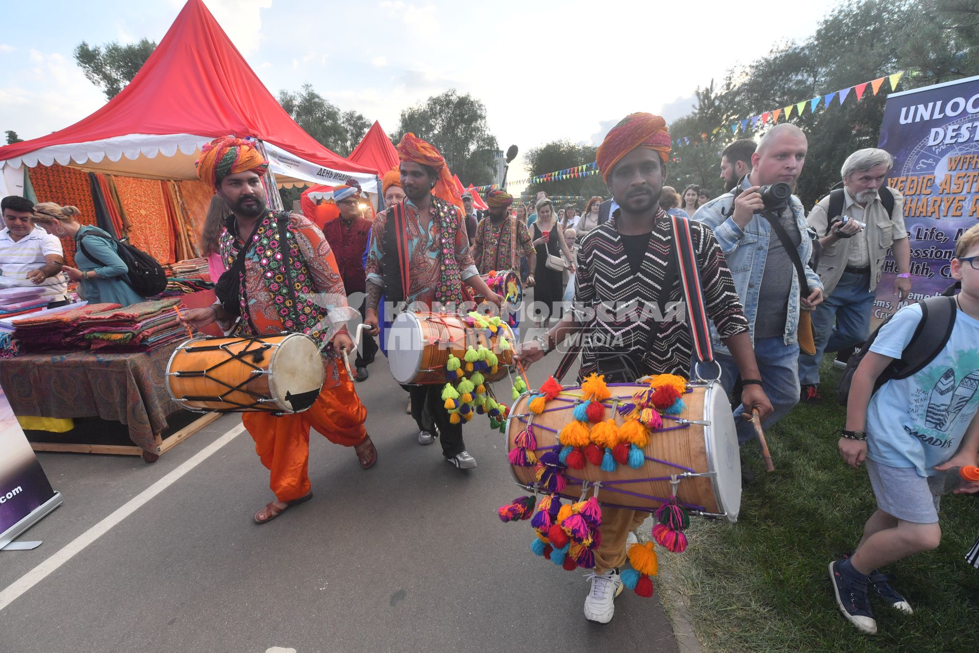 Этнический фестиваль `День Индии` в Москве