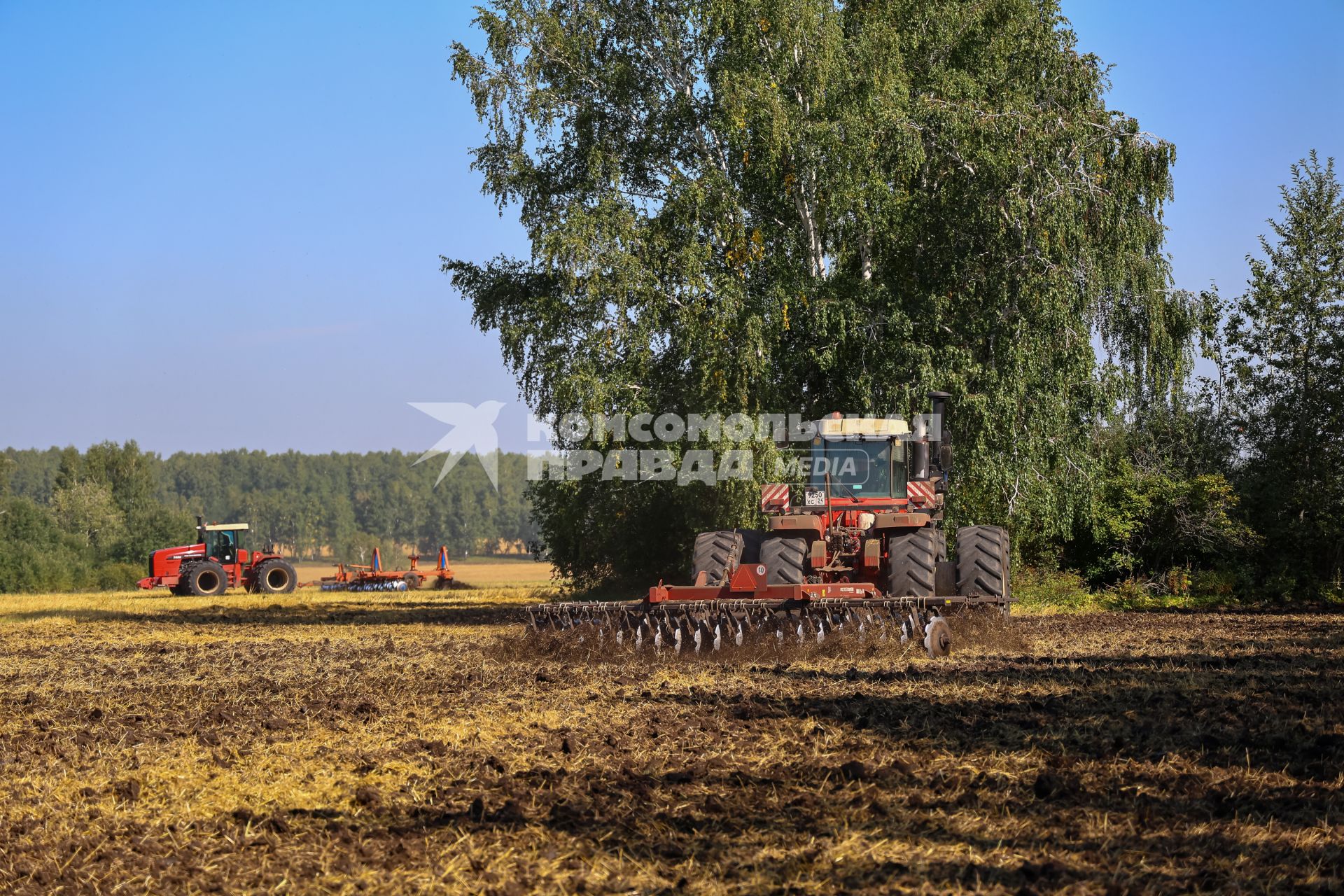 Сельскохозяйственные работы в Красноярском крае
