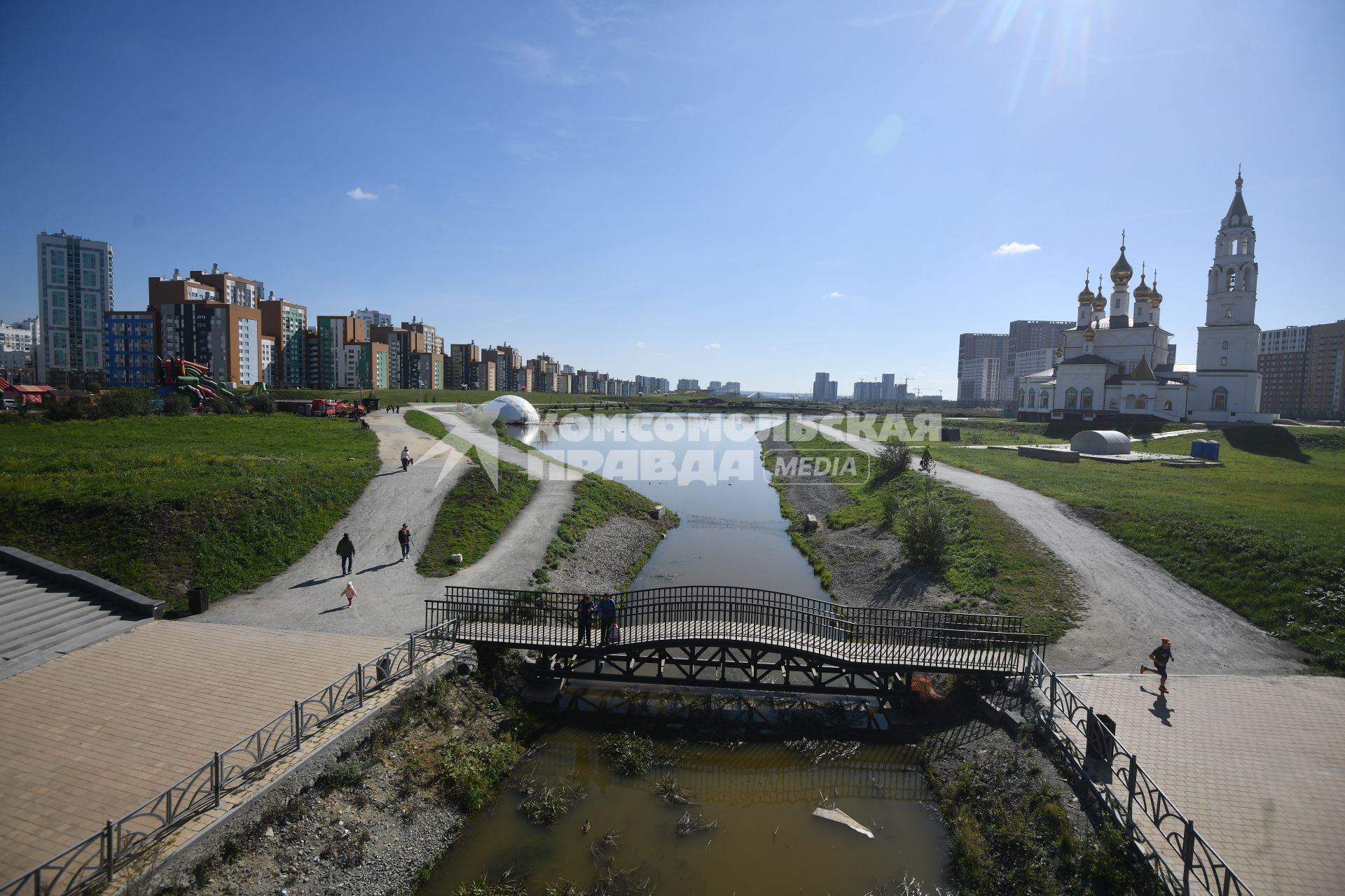 Екатеринбург. Вид на новый район Академический