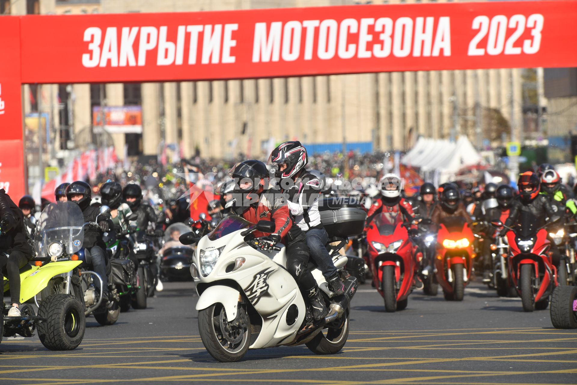 Закрытие мотосезона в Москве