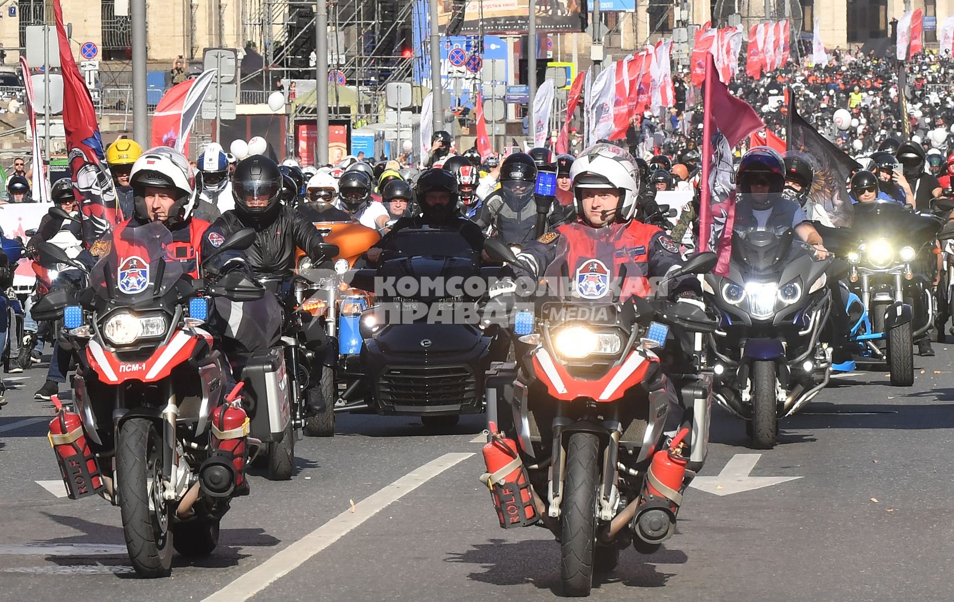 Закрытие мотосезона в Москве