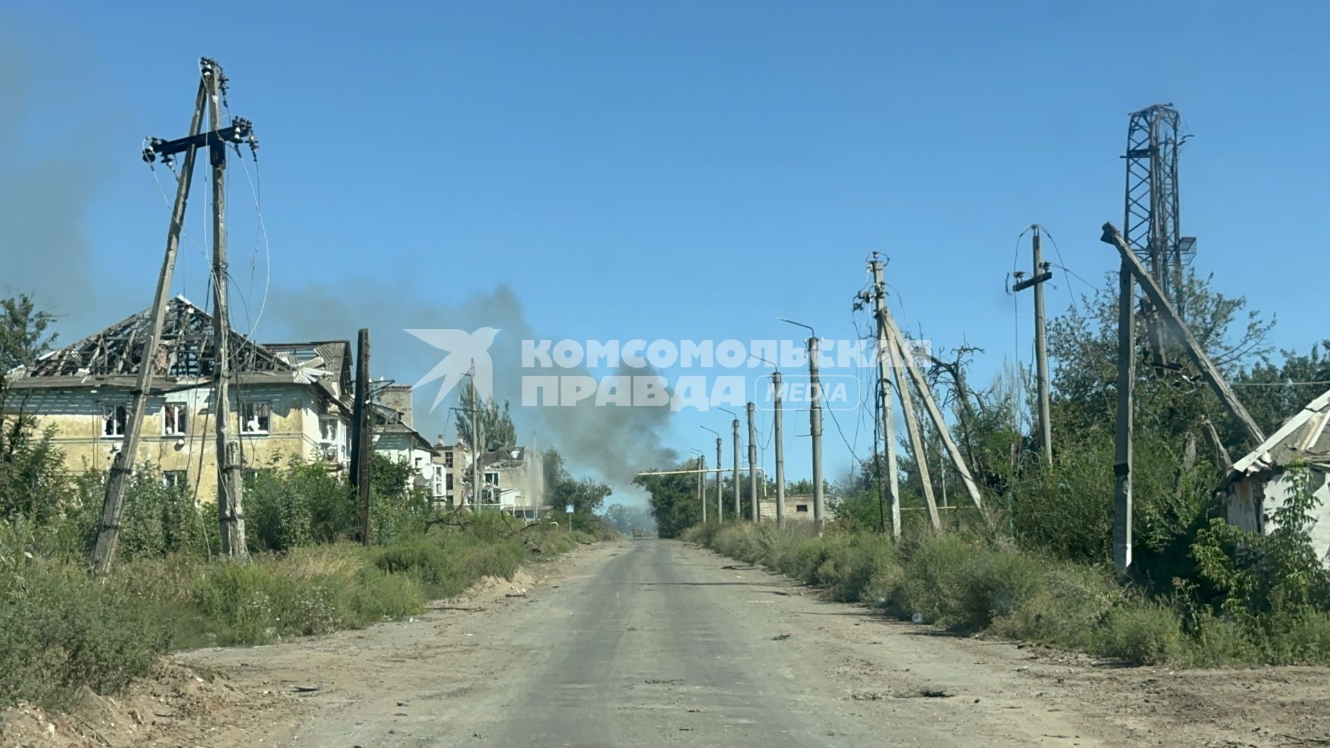 Донецкая область. Объездная дорога к Соледару.