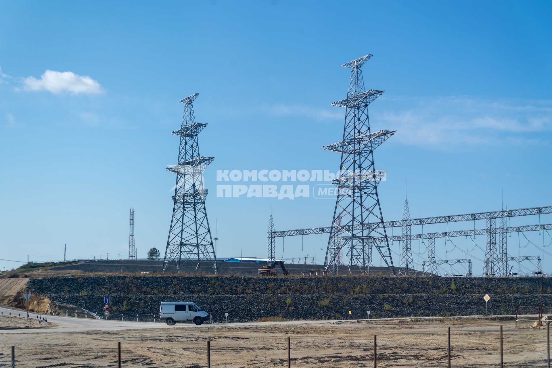 Амурская область, с. Черниговка. Строительство Амурского газохимического комплекса (ГХК).