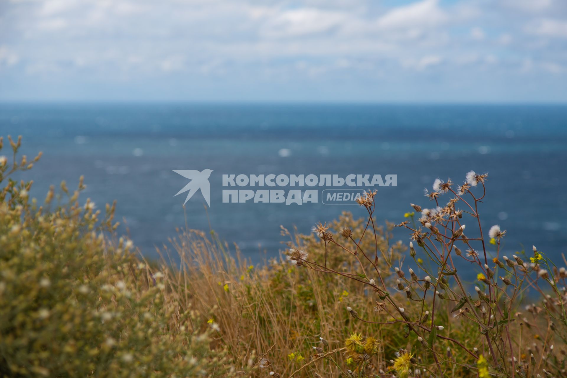 Анапа. Вид на Черное море в районе Высокого берега.