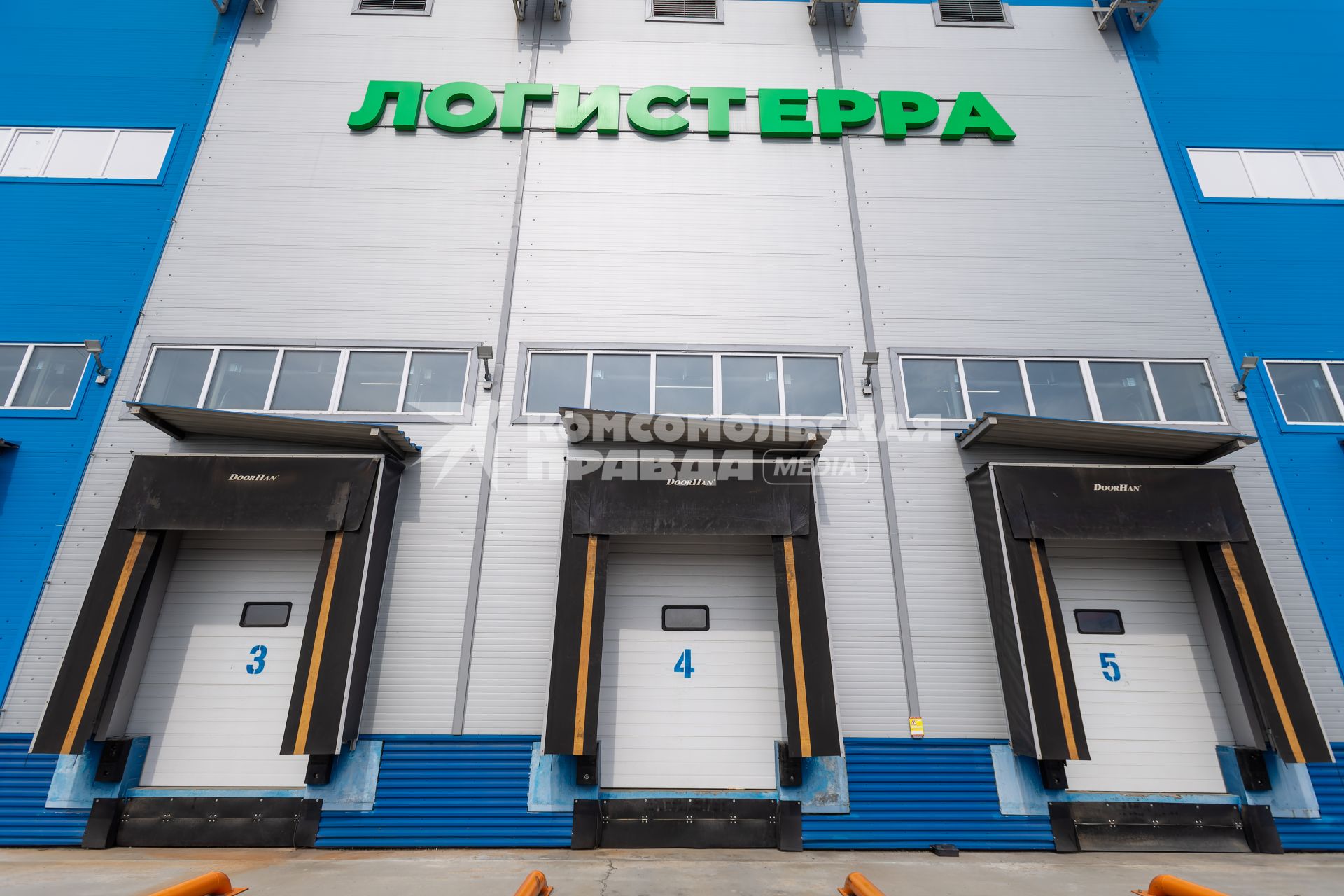 Хабаровск. Логистический центр `Логистерра` в индустриальном парке `Авангард` на ТОР `Хабаровск`.