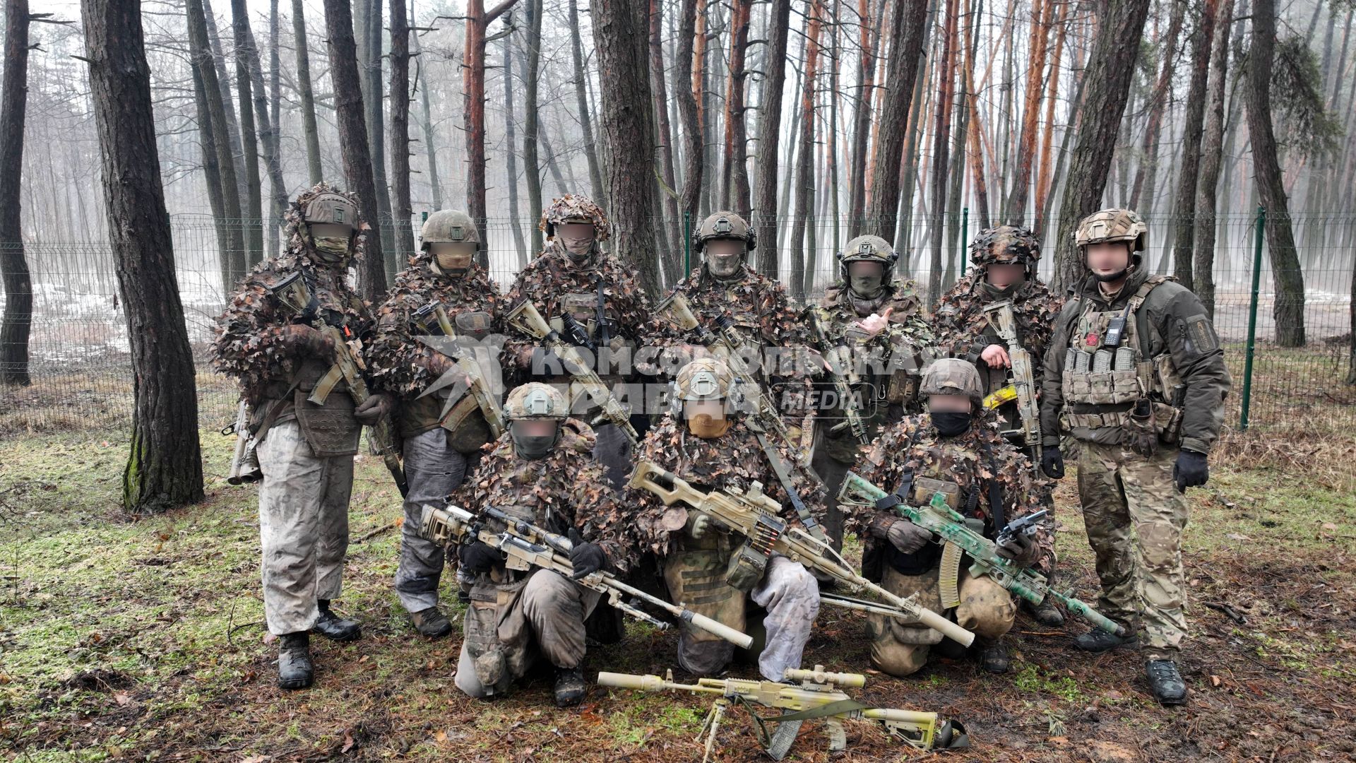 Российские спецназовцы в зоне проведения СВО.