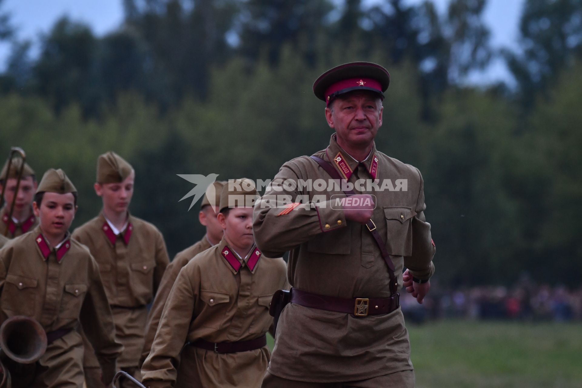 Брест. Военно-историческая реконструкция `22 июня. Брестская крепость`, посвященная Дню всенародной памяти жертв Великой Отечественнной войны и геноцида белорусского народа на территории мемориального комплекса `Брестская крепость-герой`.