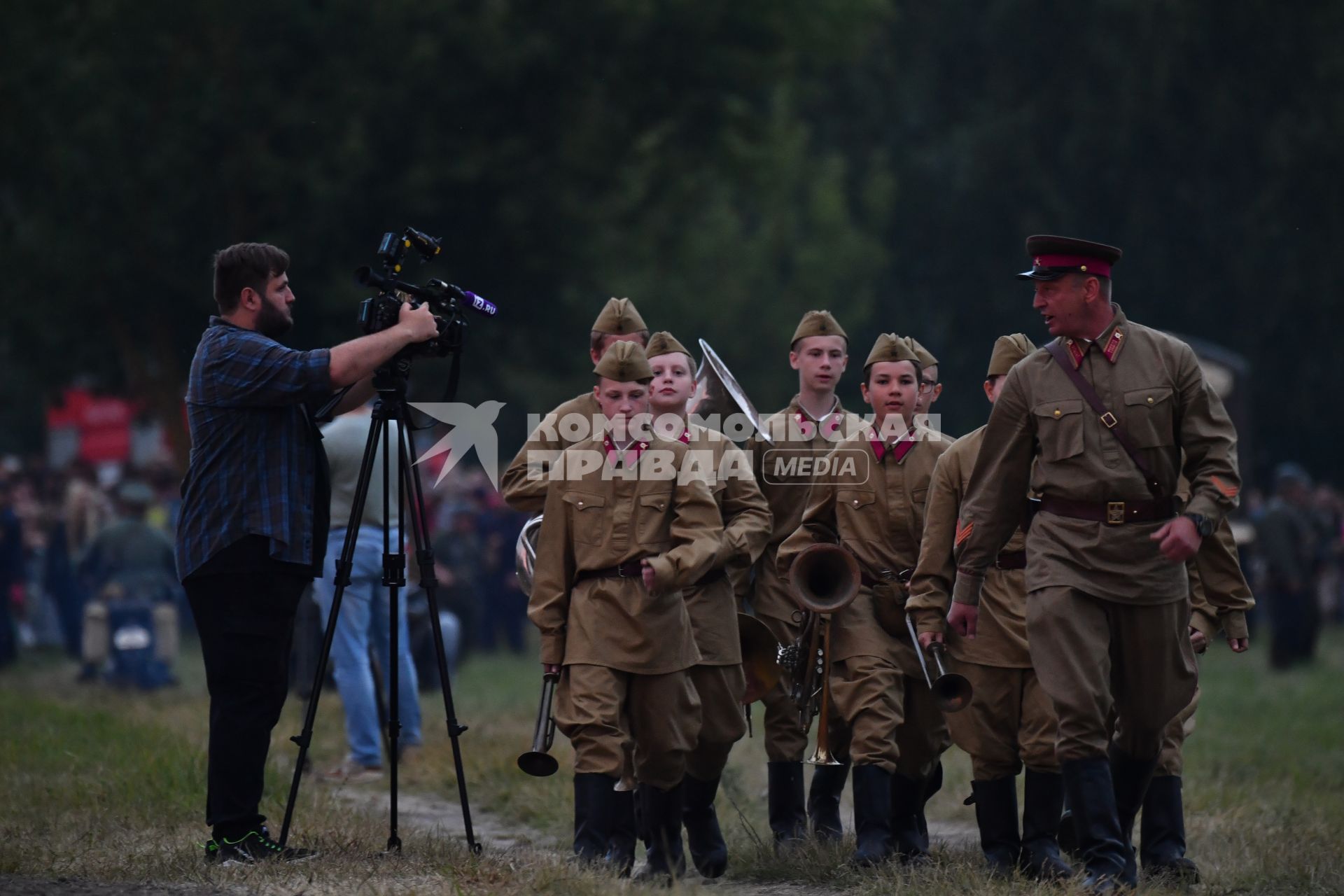 Брест. Военно-историческая реконструкция `22 июня. Брестская крепость`, посвященная Дню всенародной памяти жертв Великой Отечественнной войны и геноцида белорусского народа на территории мемориального комплекса `Брестская крепость-герой`.