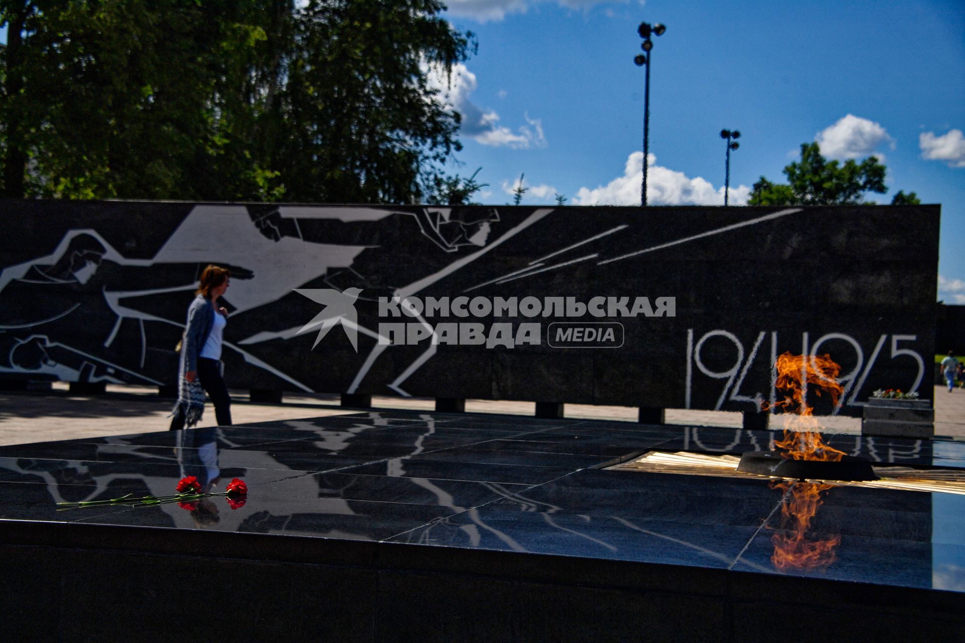 Нижний Новгород. Мемориал памяти горьковчан, погибших на фронтах Великой Отечественной войны, на территории Нижегородского кремля.