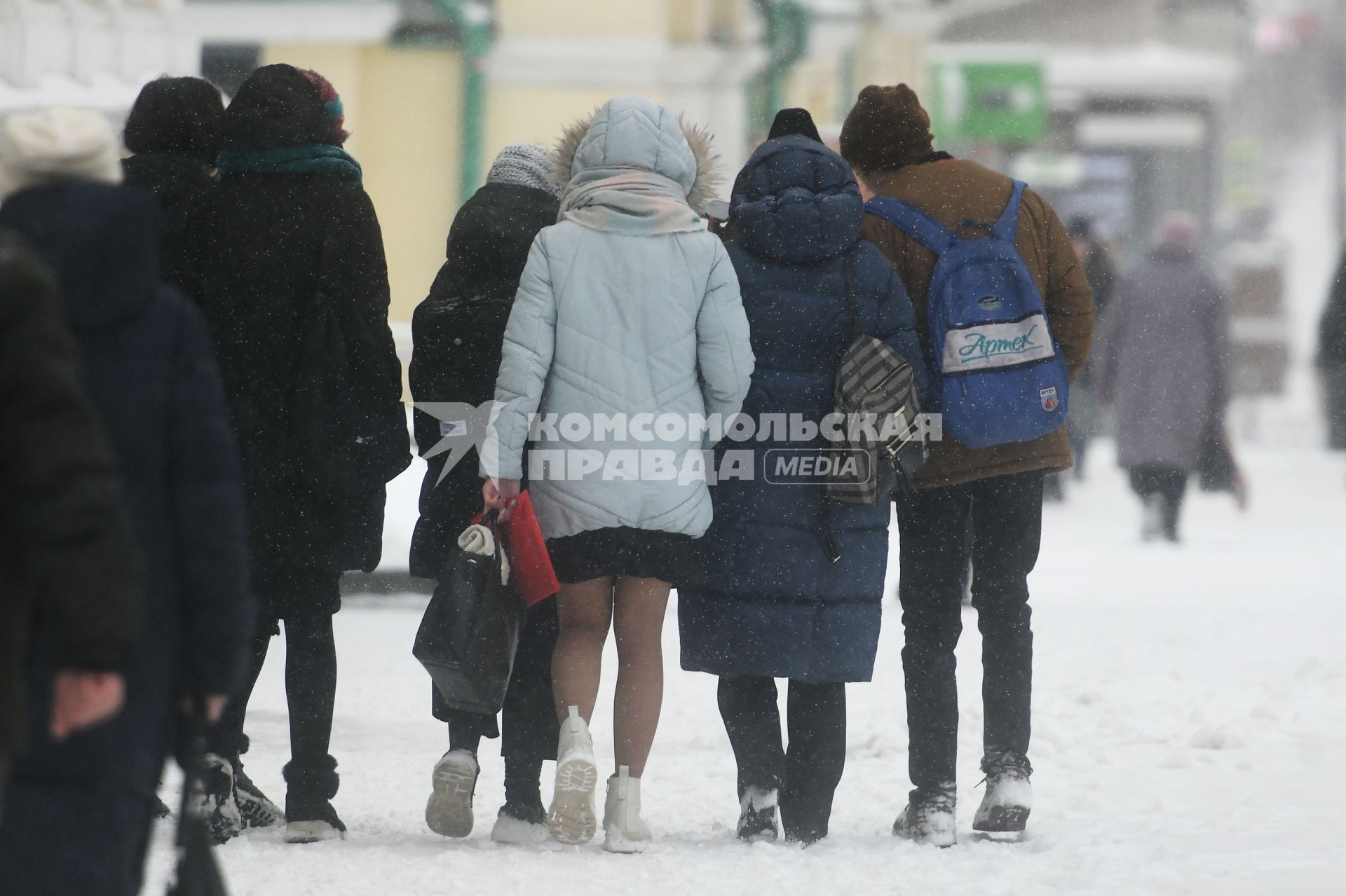 Последствия снегопада в Екатеринбурге