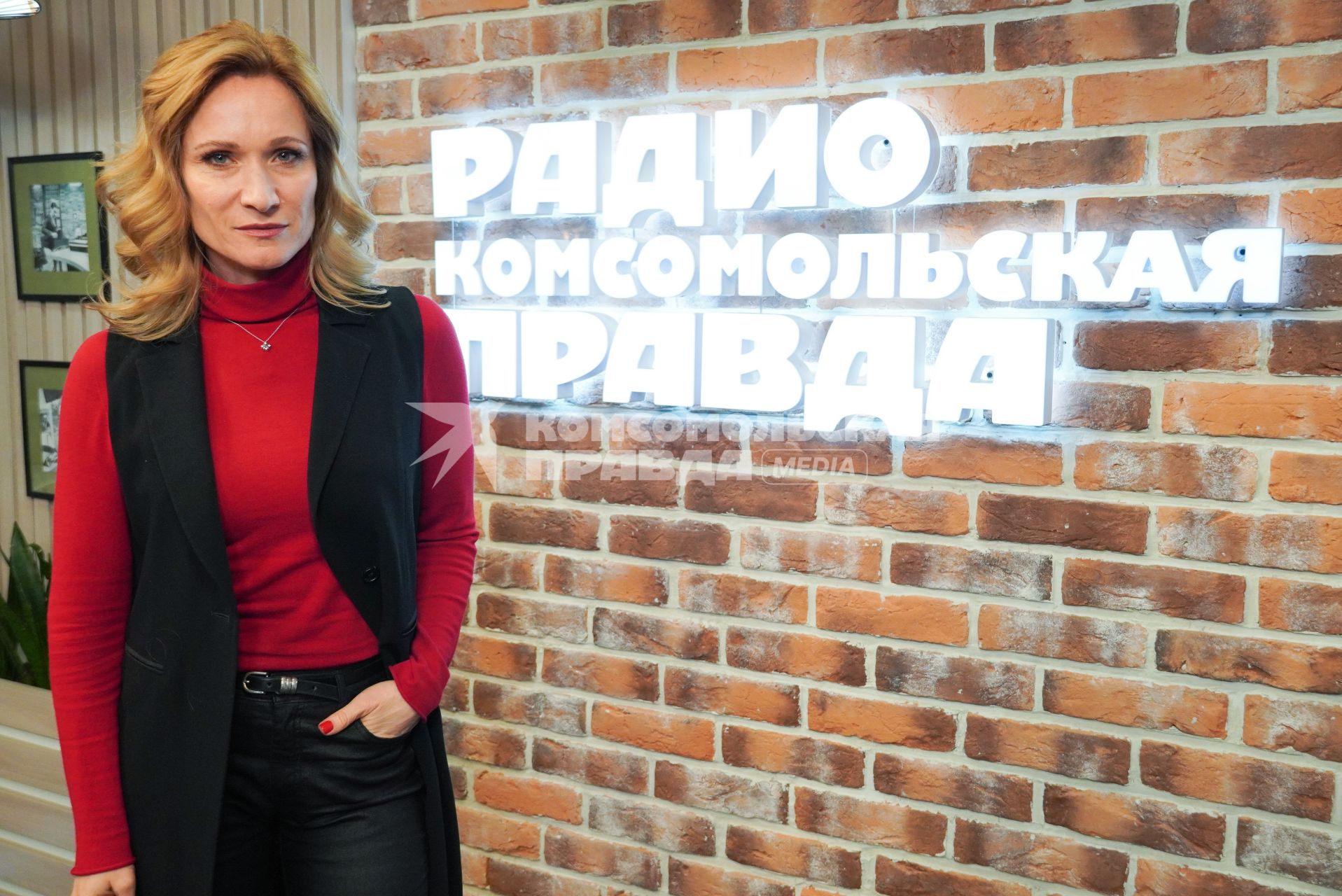 Мария Киселева на радиостанции Комсомольская правда\"