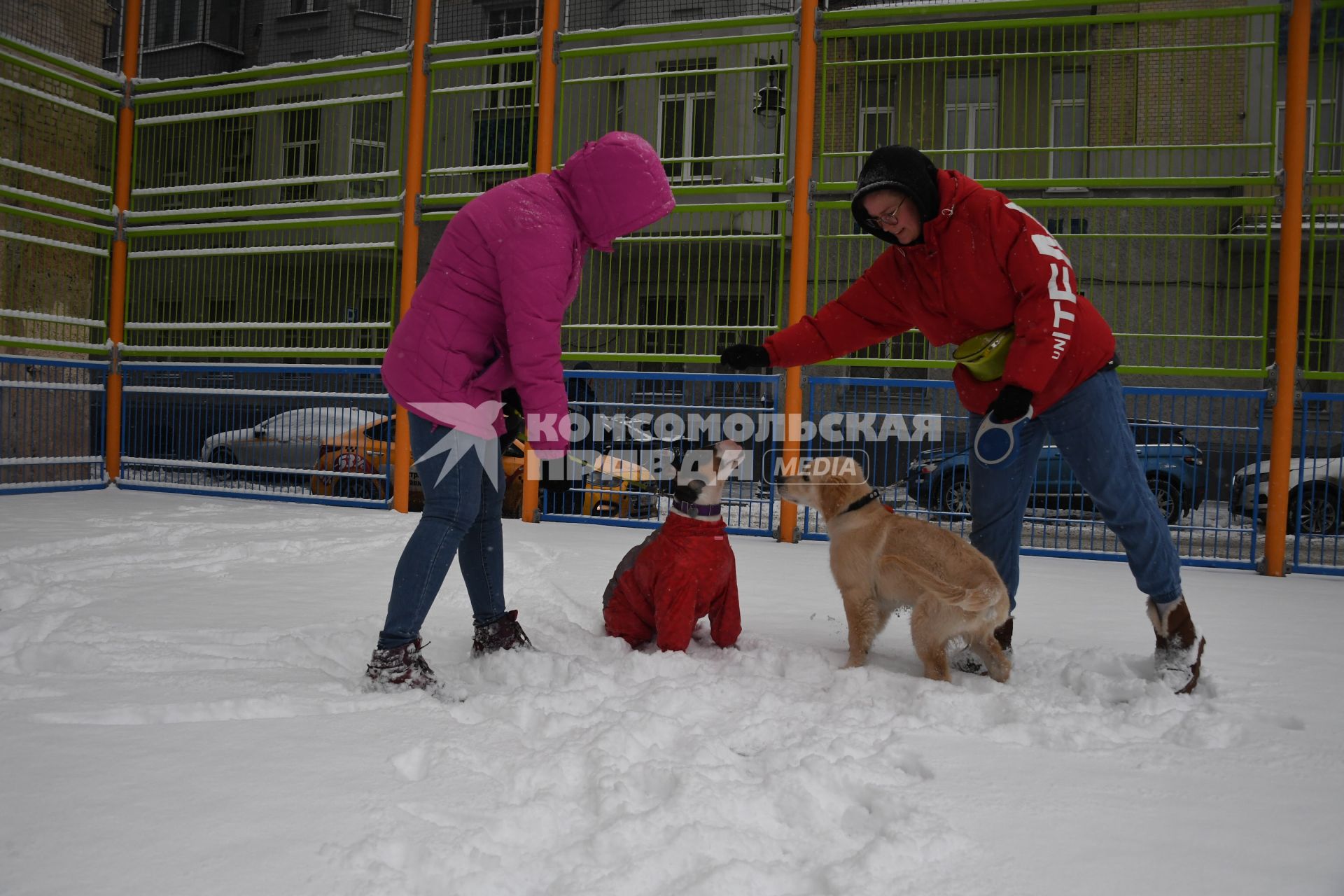 Последствия снегопада в Москве