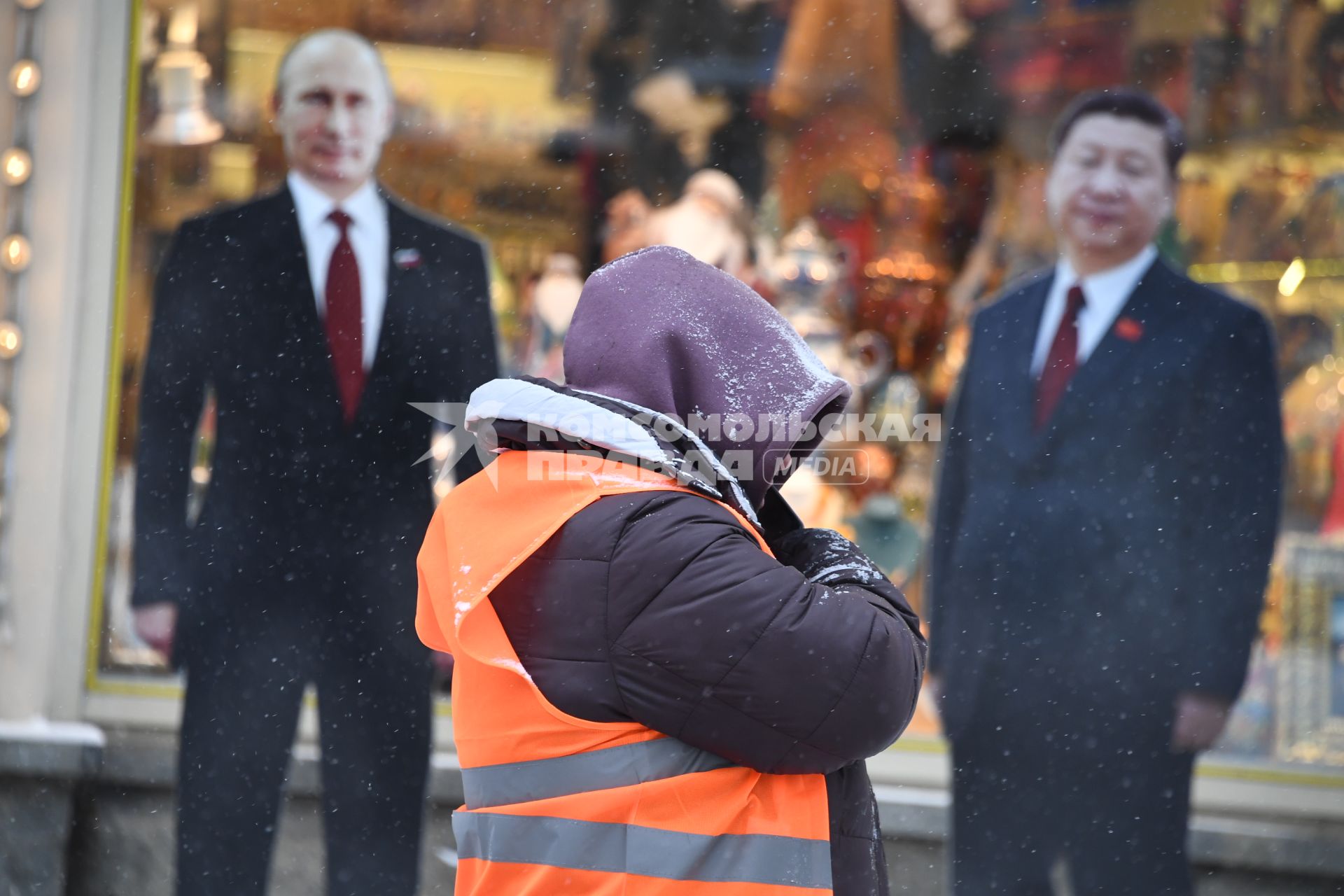 Последствия снегопада в Москве