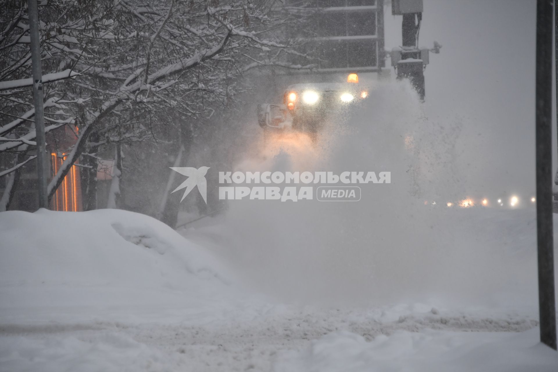 Снегопад в Москве