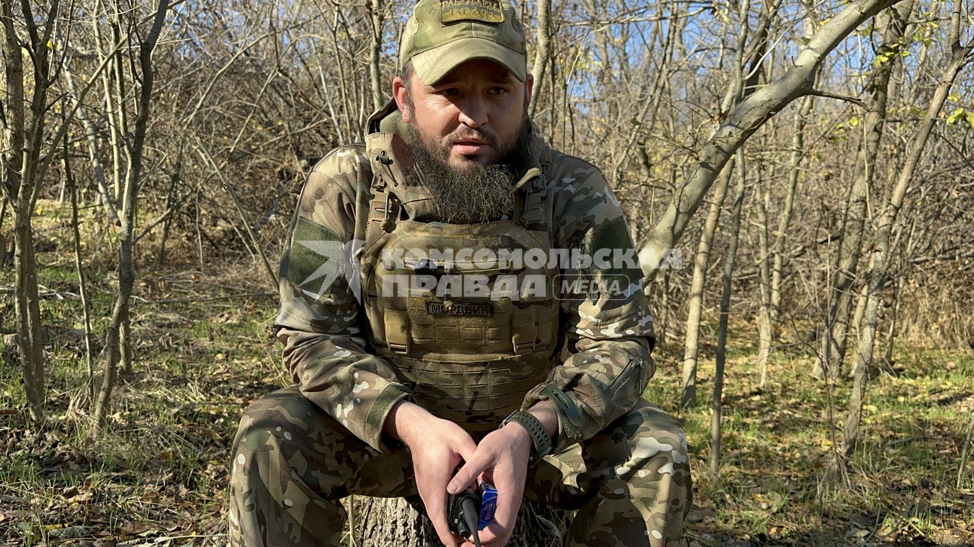 Замкомандира добровольческого батальона `Крым` с позывным `Мордвин`