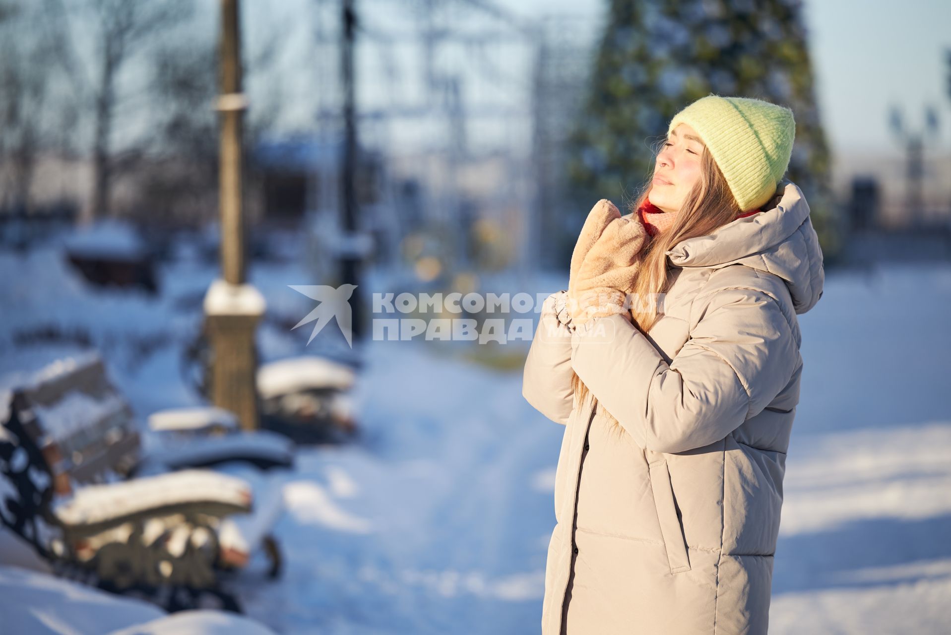 Сильные морозы в Перми