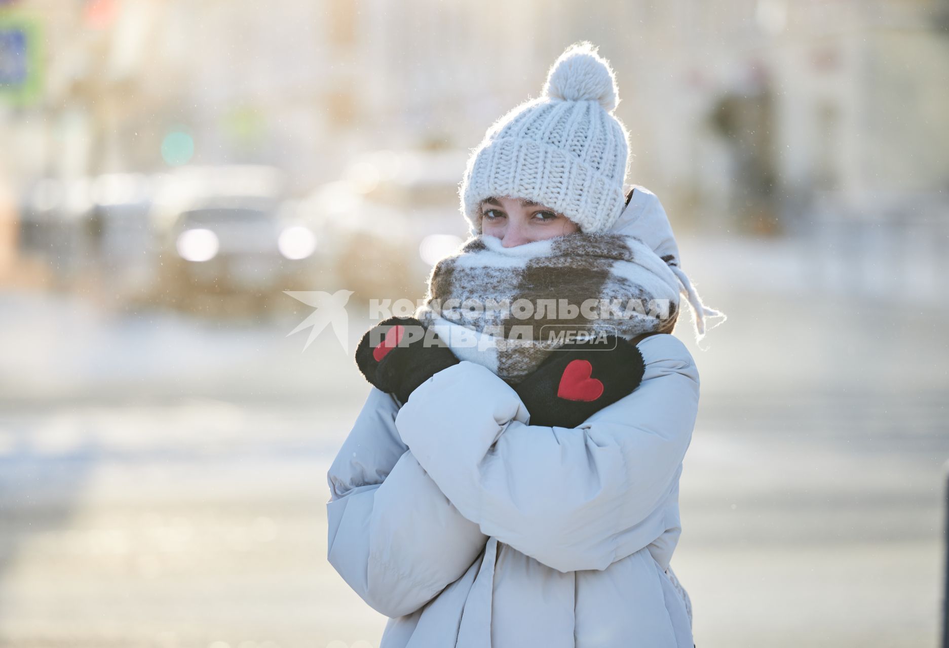 Сильные морозы в Перми