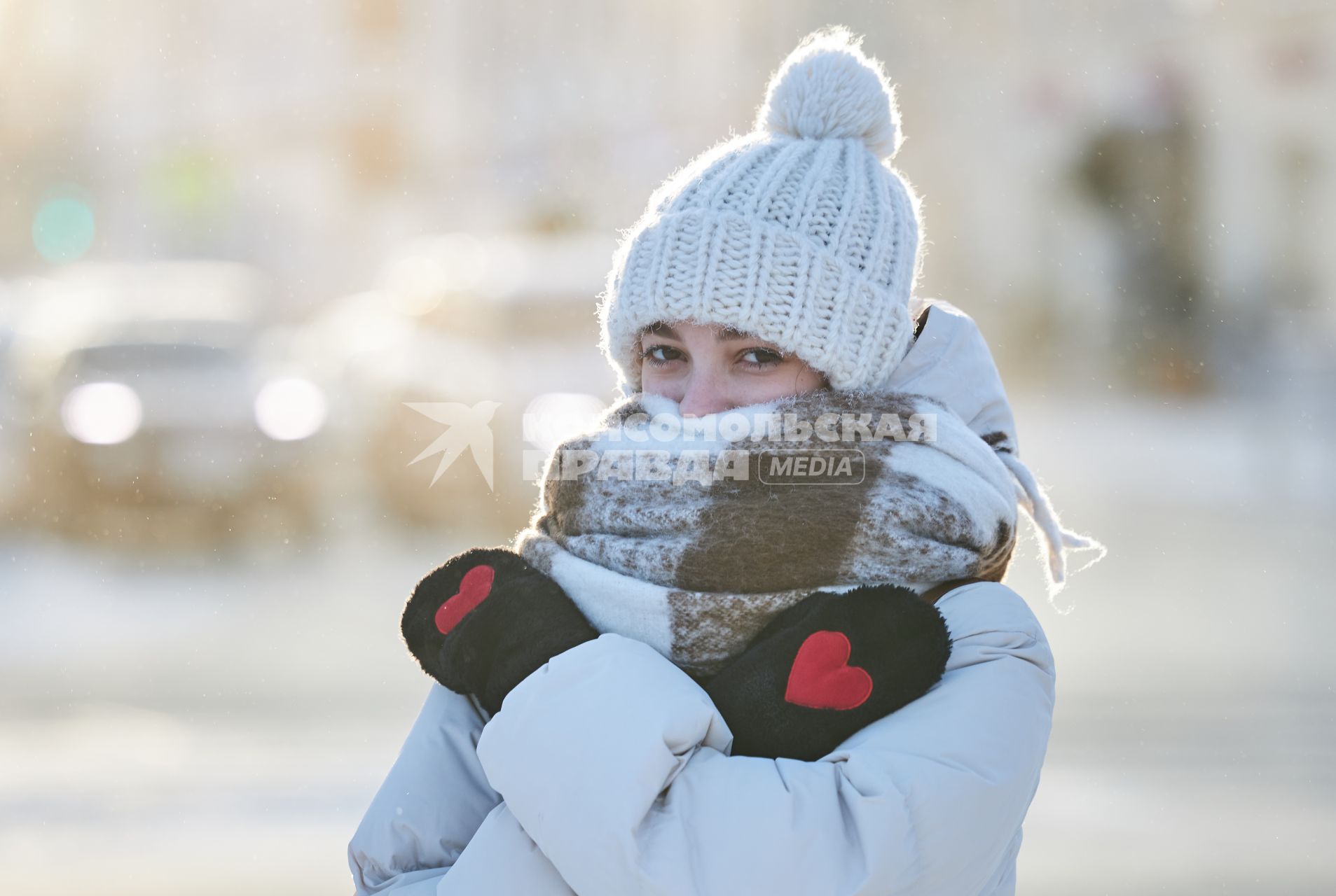 Сильные морозы в Перми