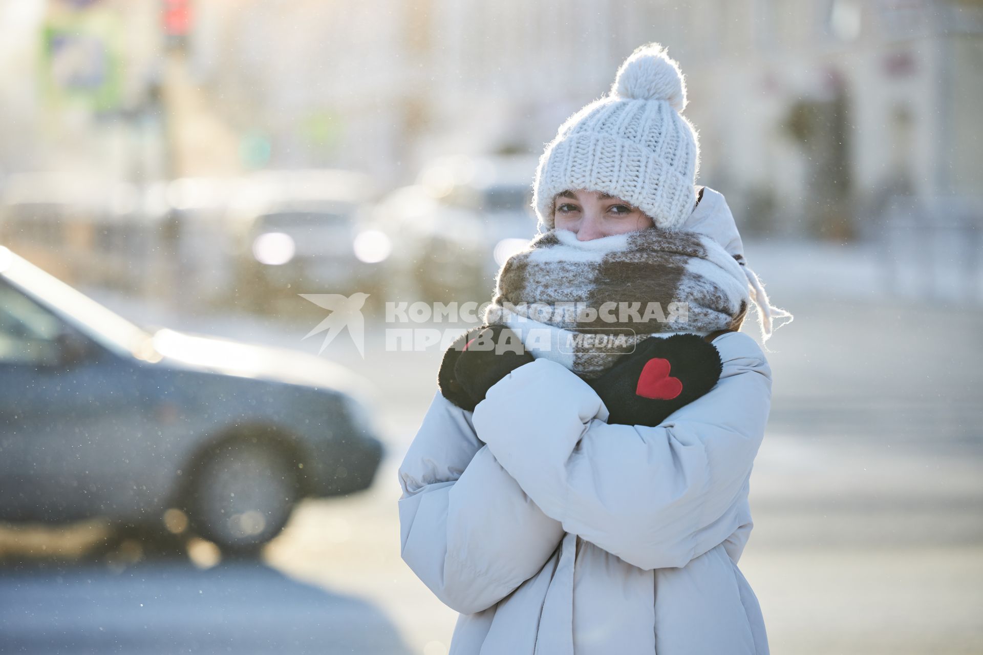 Сильные морозы в Перми