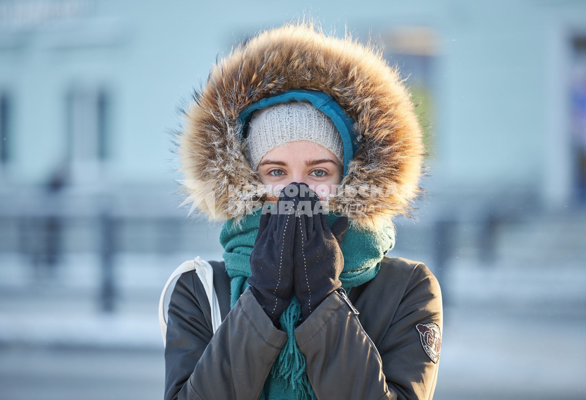 Сильные морозы в Перми