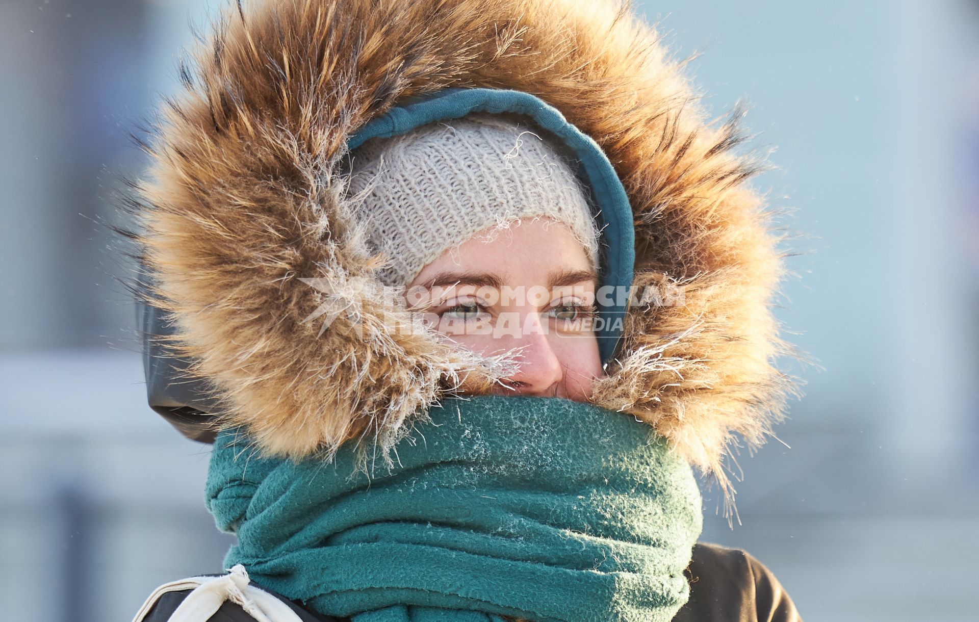 Сильные морозы в Перми