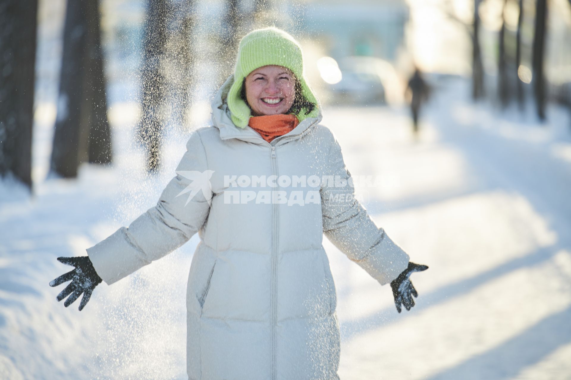 Сильные морозы в Перми