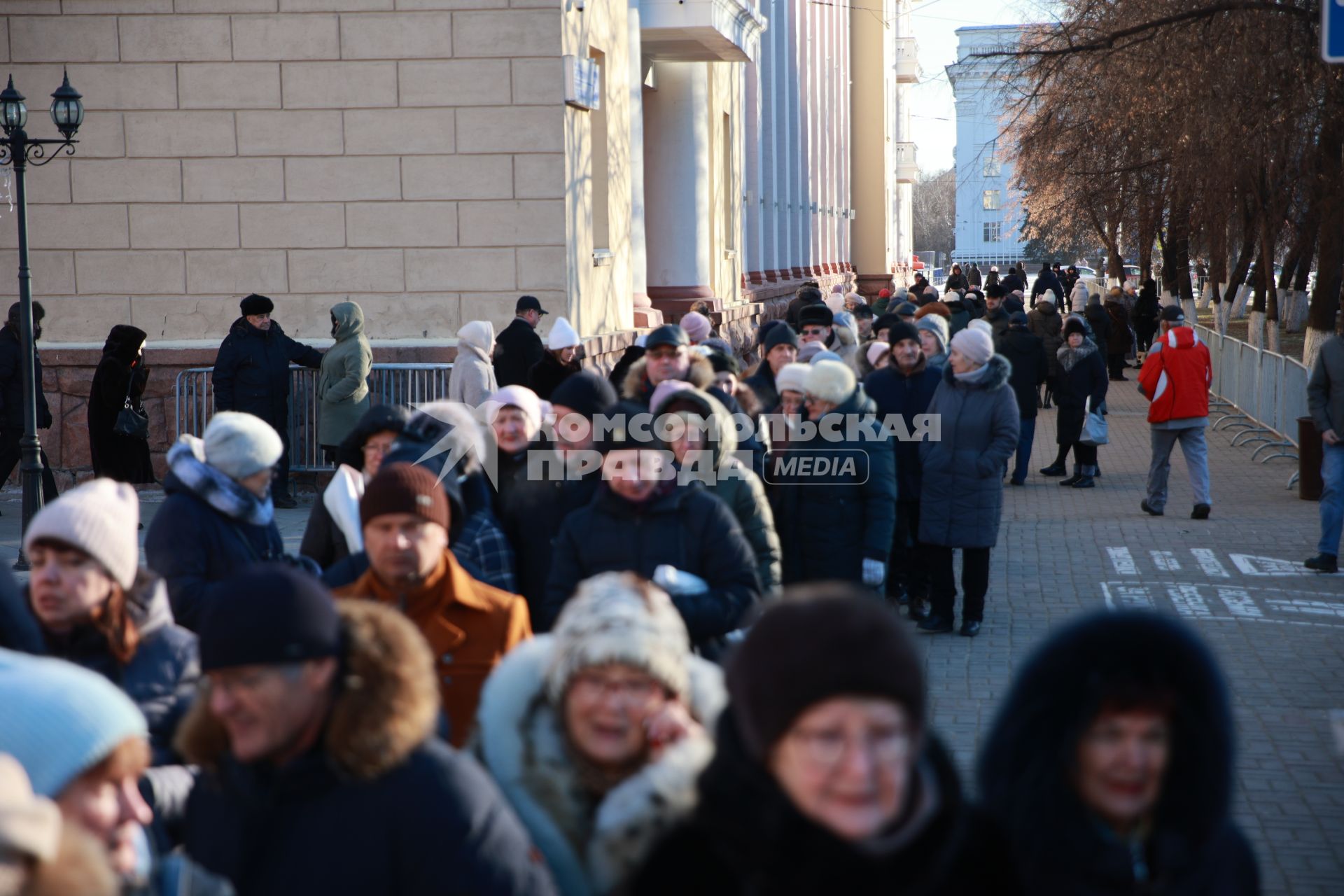 Прощание с А. Тулеевым в Кемерове