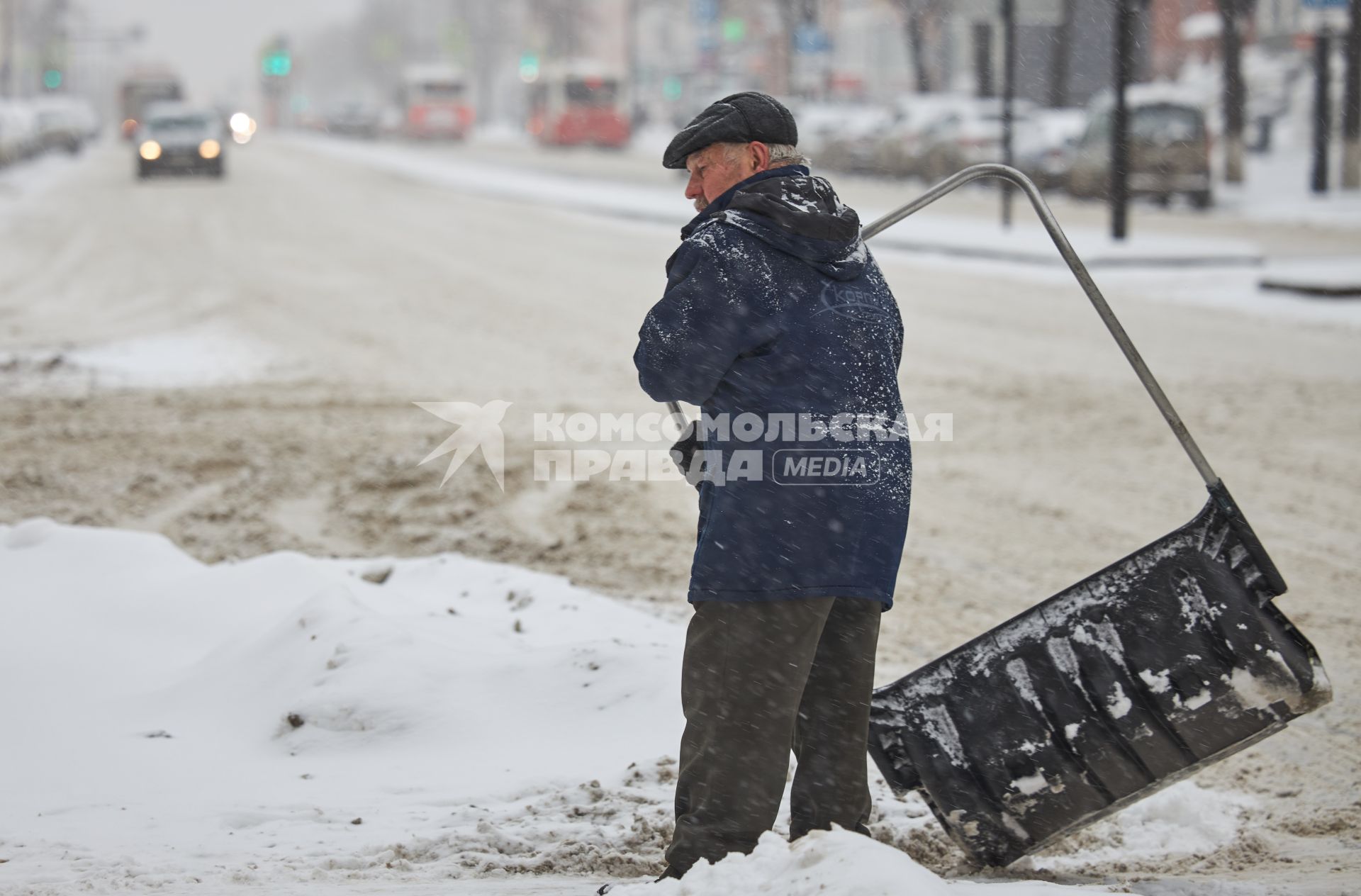 Снегопад в Перми