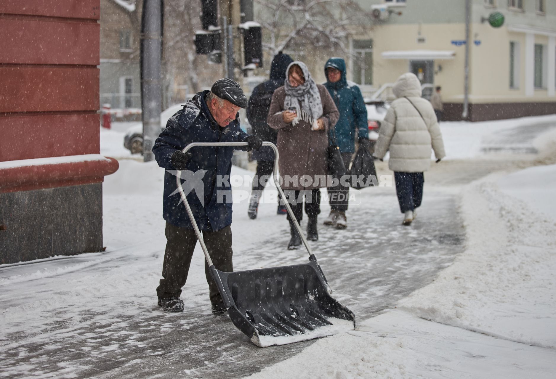 Снегопад в Перми