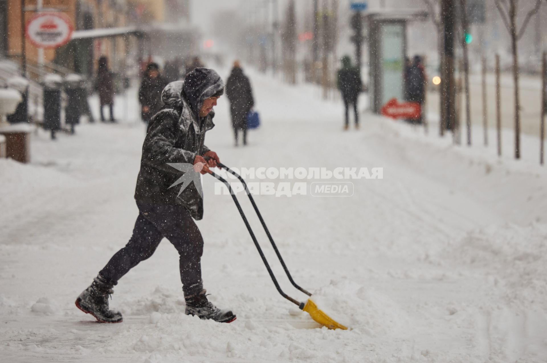 Снегопад в Перми