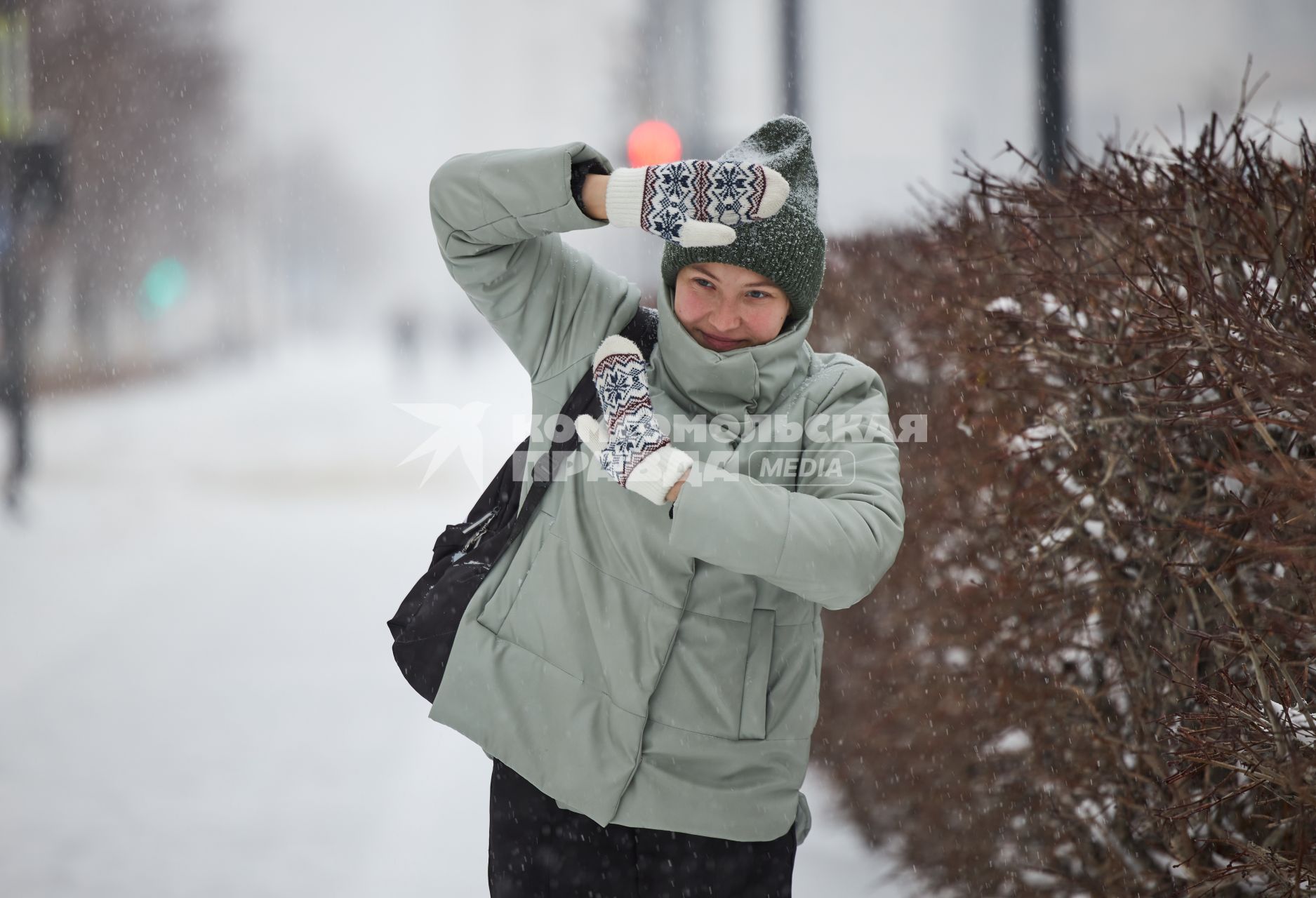 Снегопад в Перми