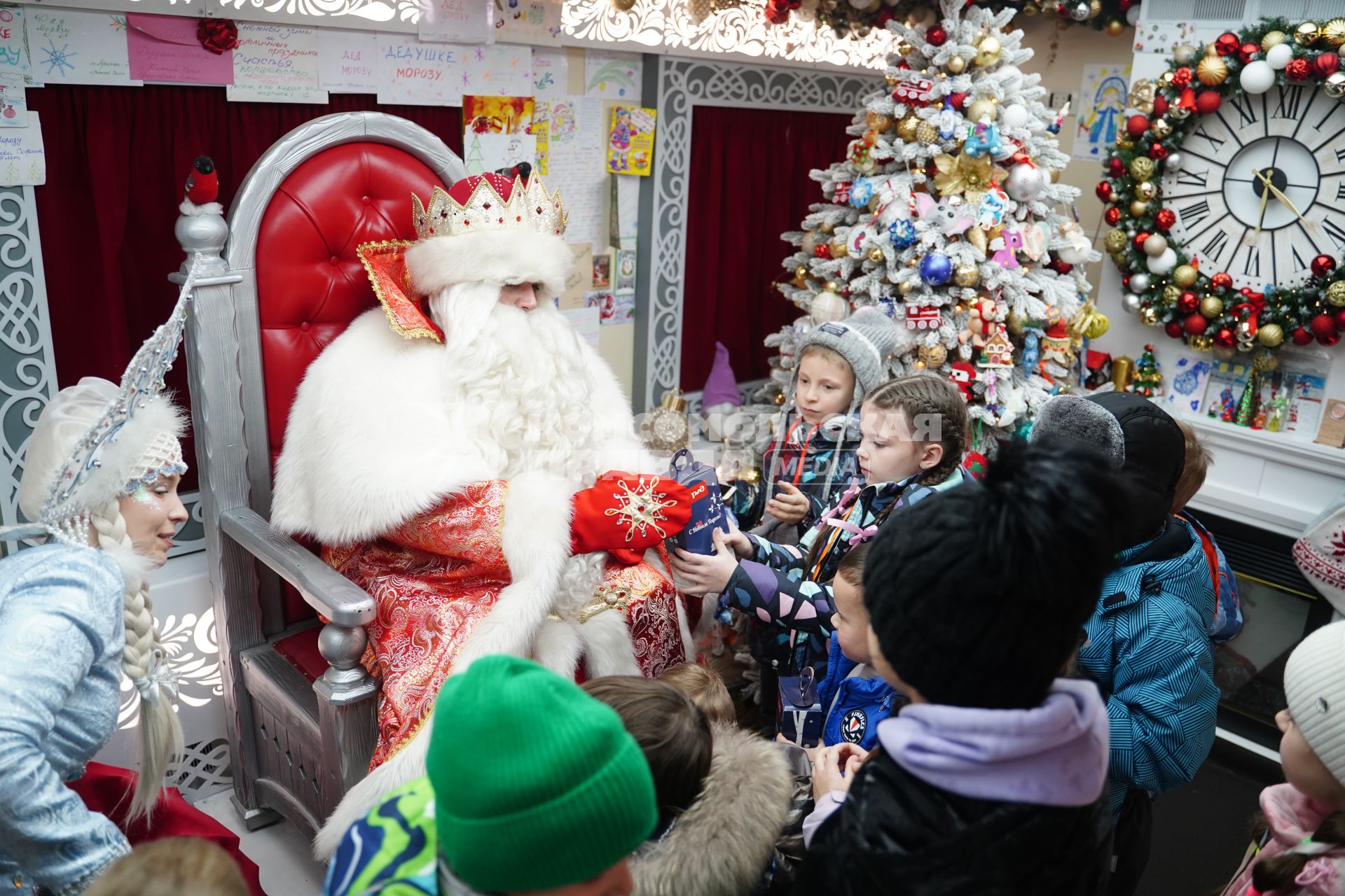 Дед Мороз из Великого Устюга прибыл в Самару