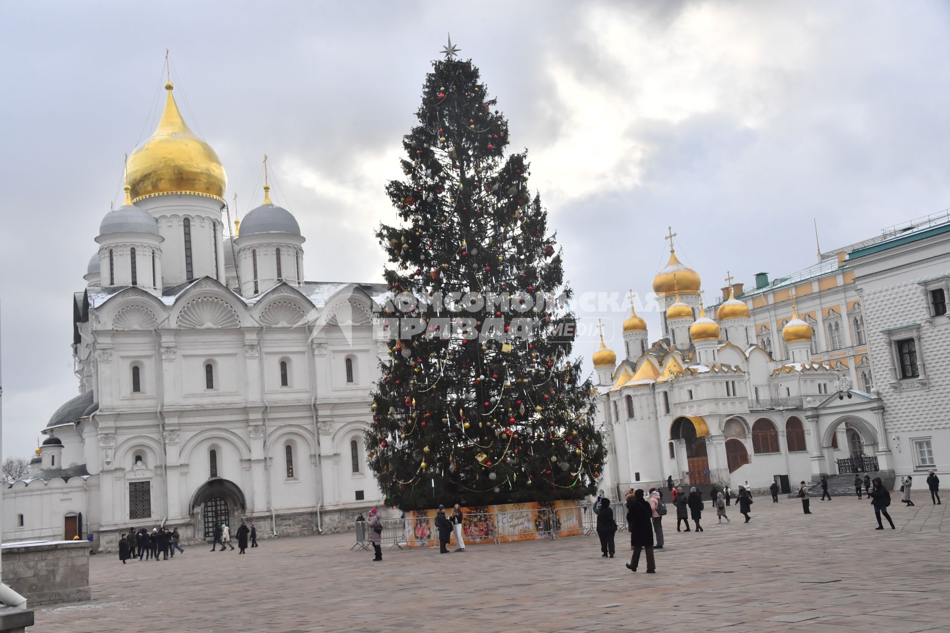 Главная новогодняя ель России в Кремле