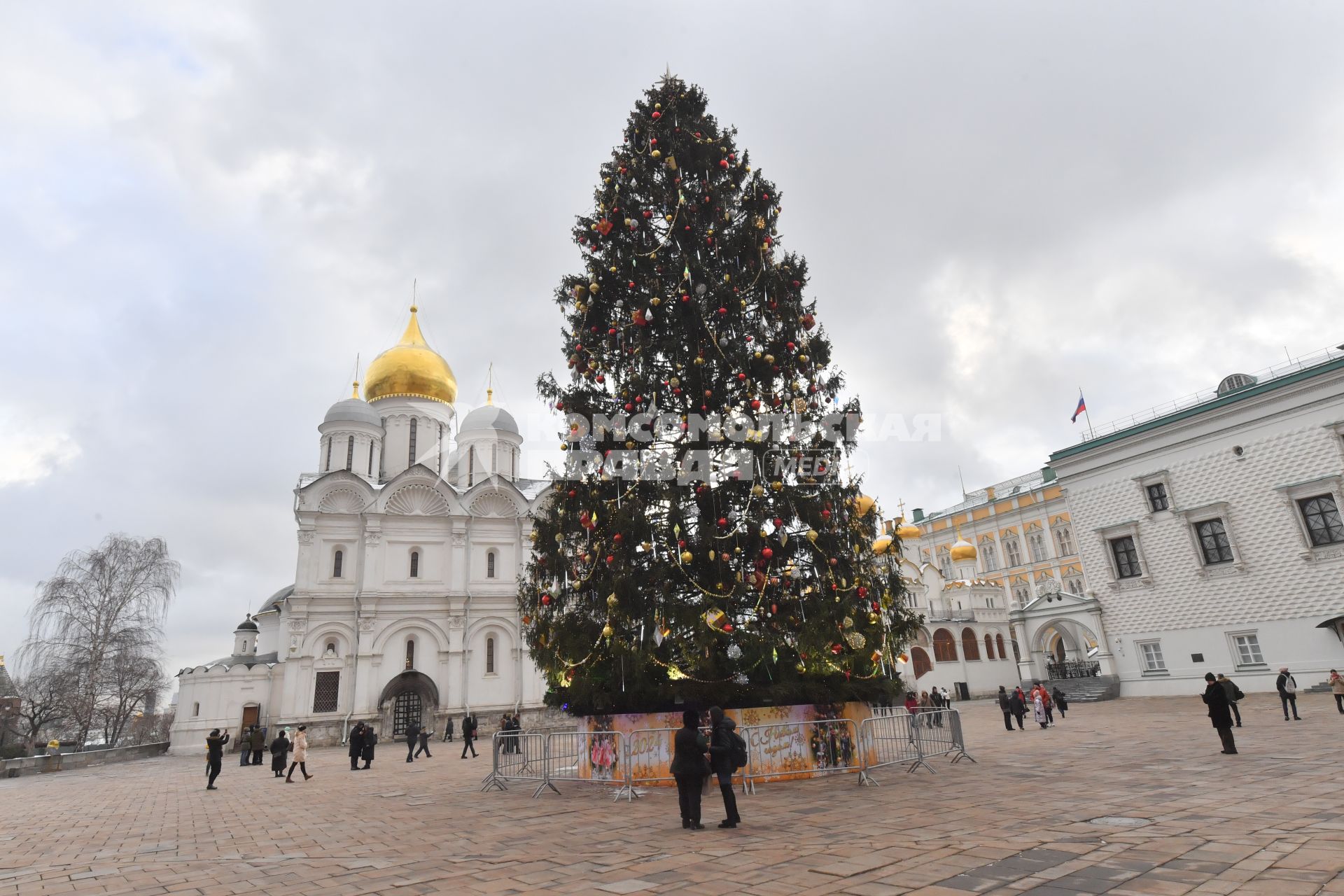 Главная новогодняя ель России в Кремле