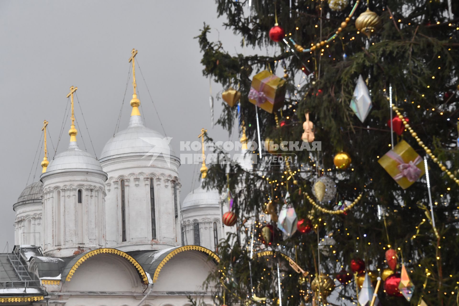 Главная новогодняя ель России в Кремле