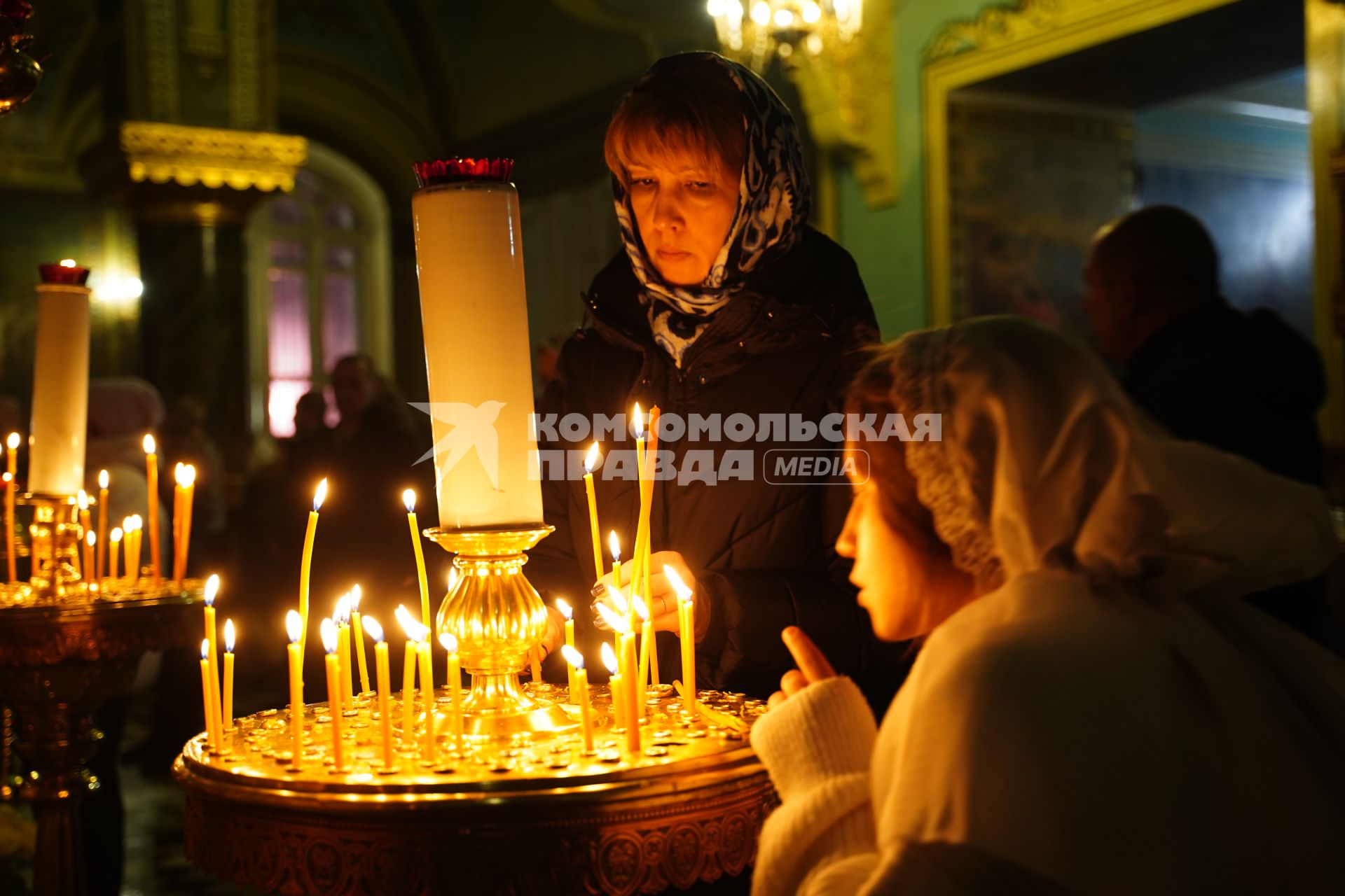 Рождественское богослужение в Софийском соборе в Самаре