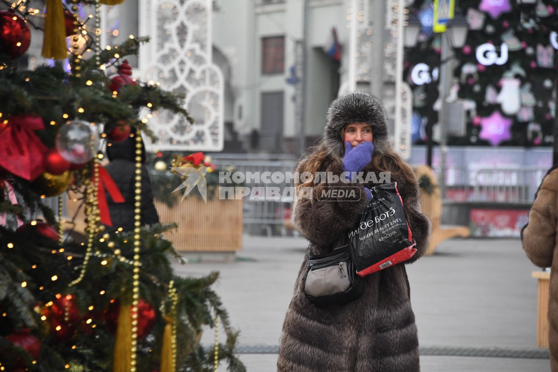 Сильные морозы в Москве