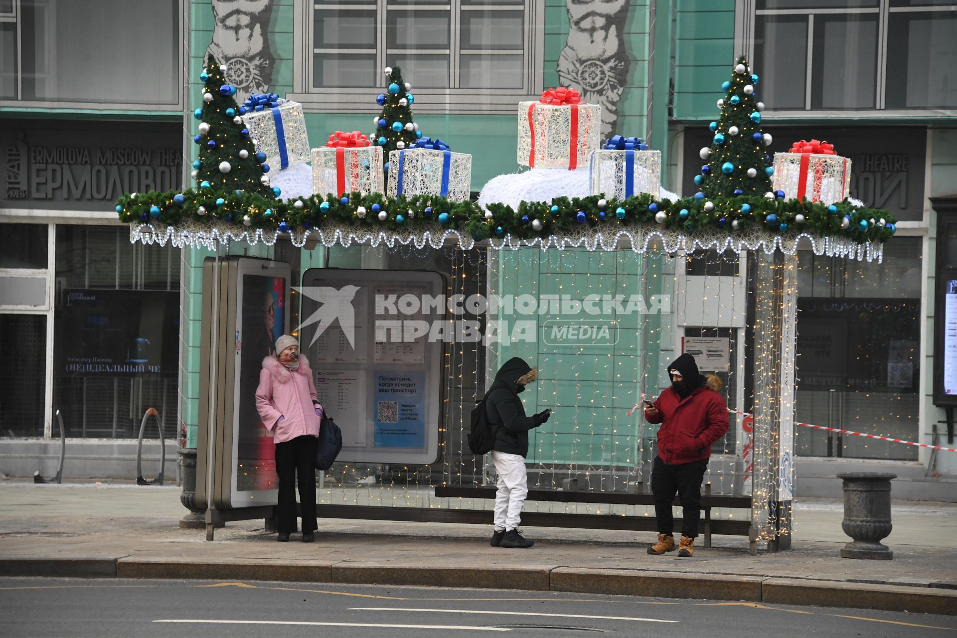 Сильные морозы в Москве