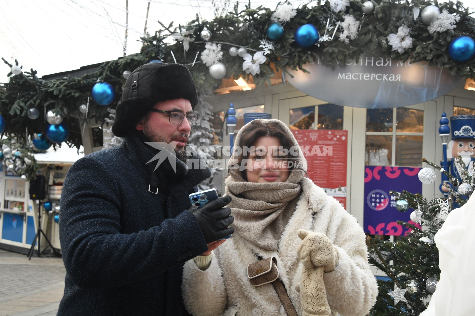 Сильные морозы в Москве