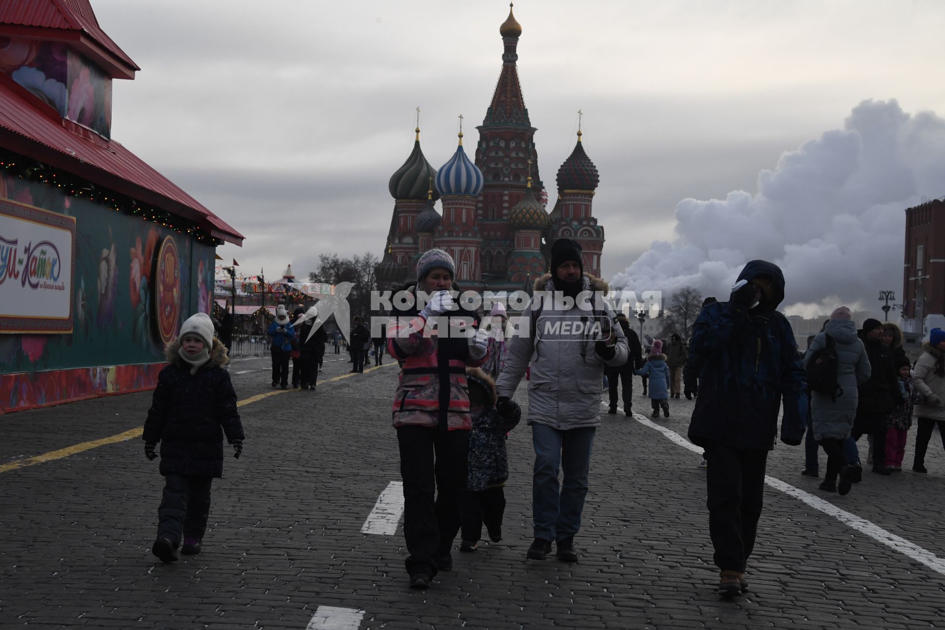 Сильные морозы в Москве