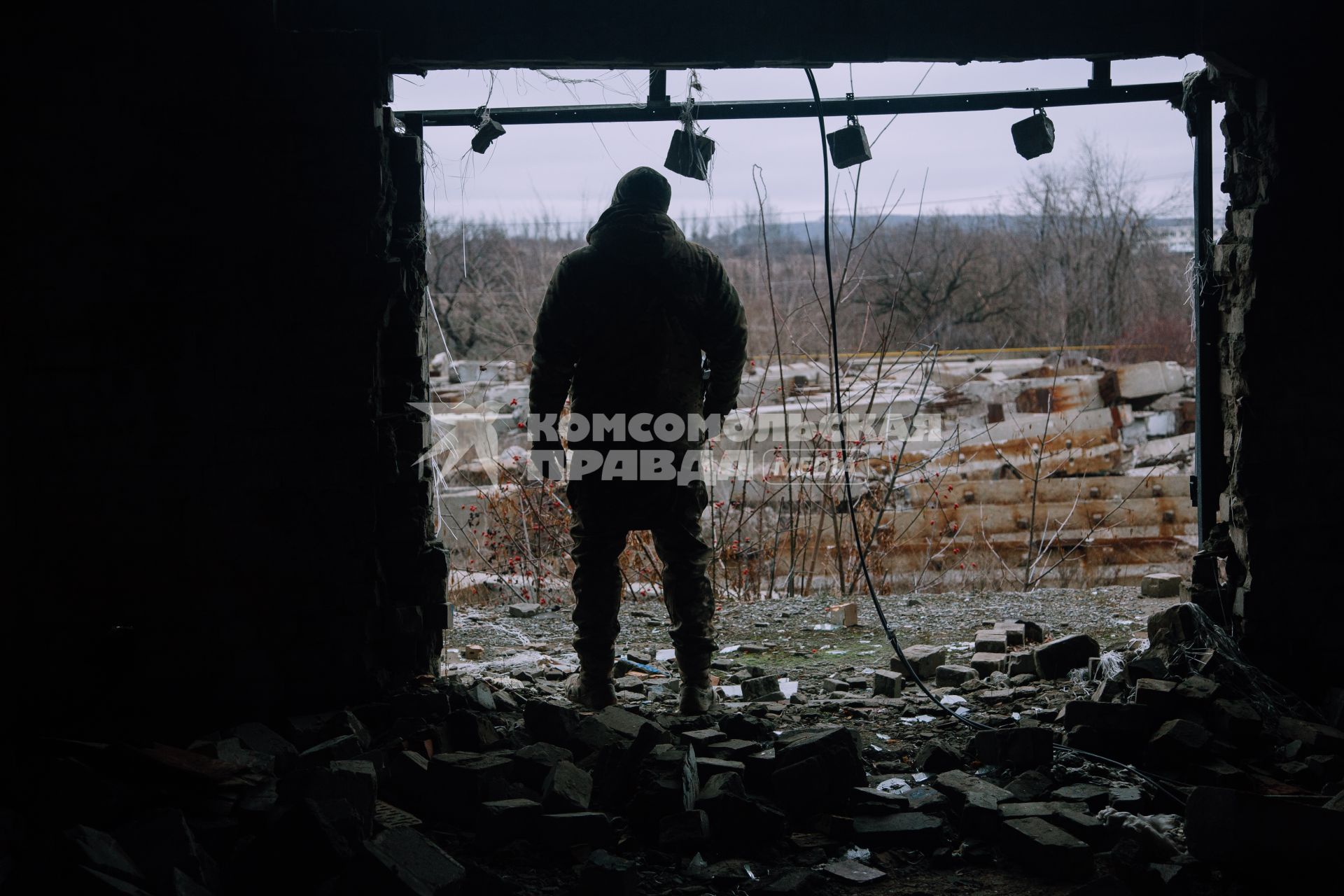 Бойцы ПВО под Донецком