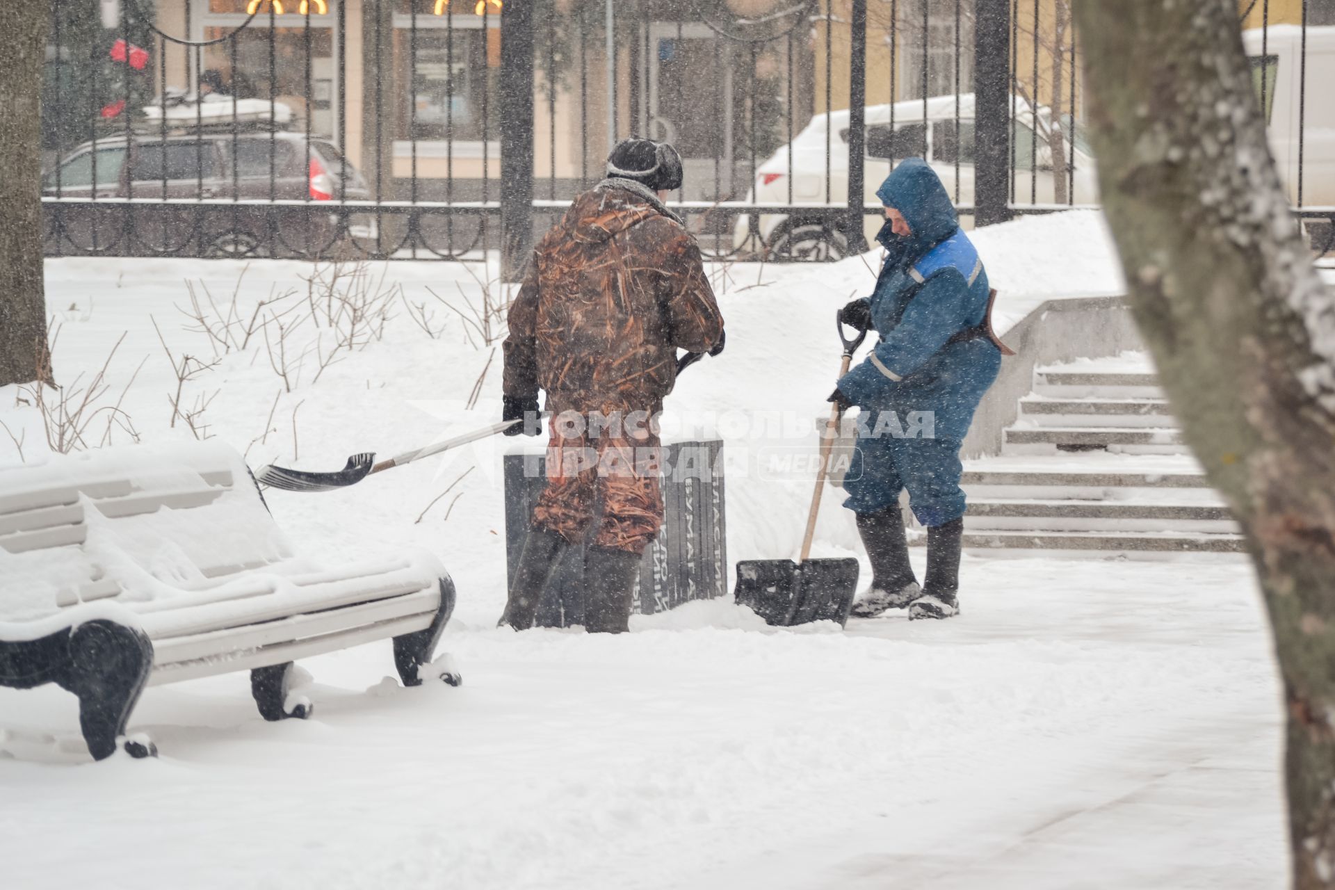 Снег в Воронеже