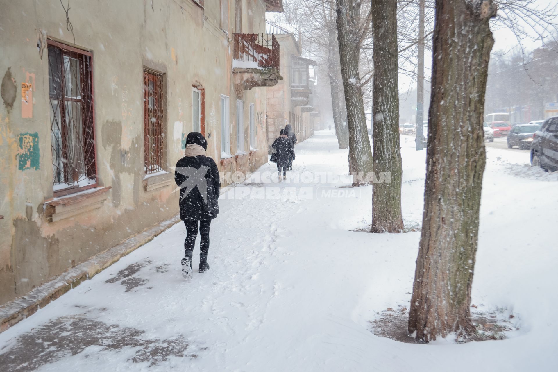 Снег в Воронеже