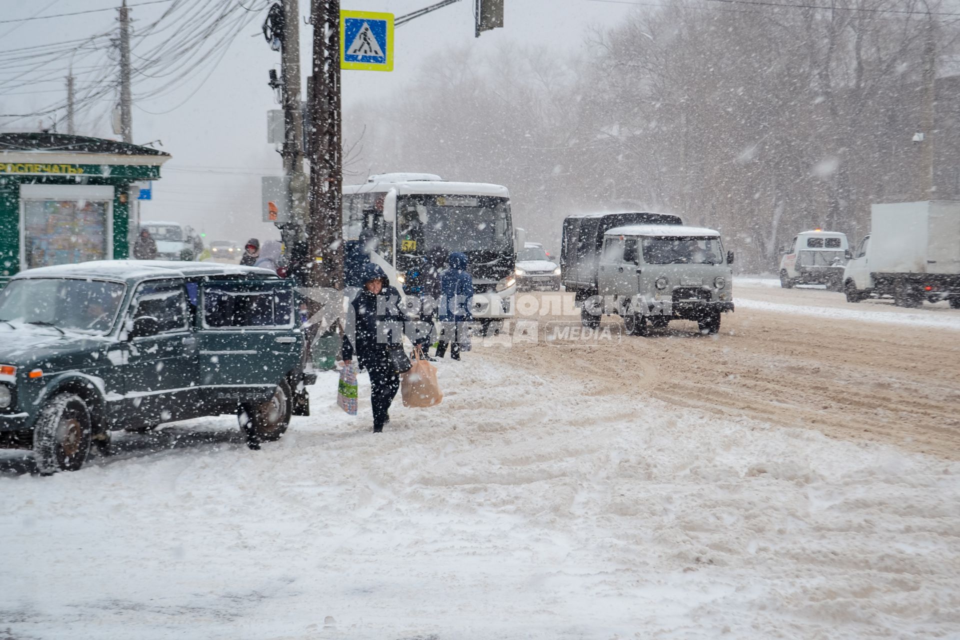 Снег в Воронеже