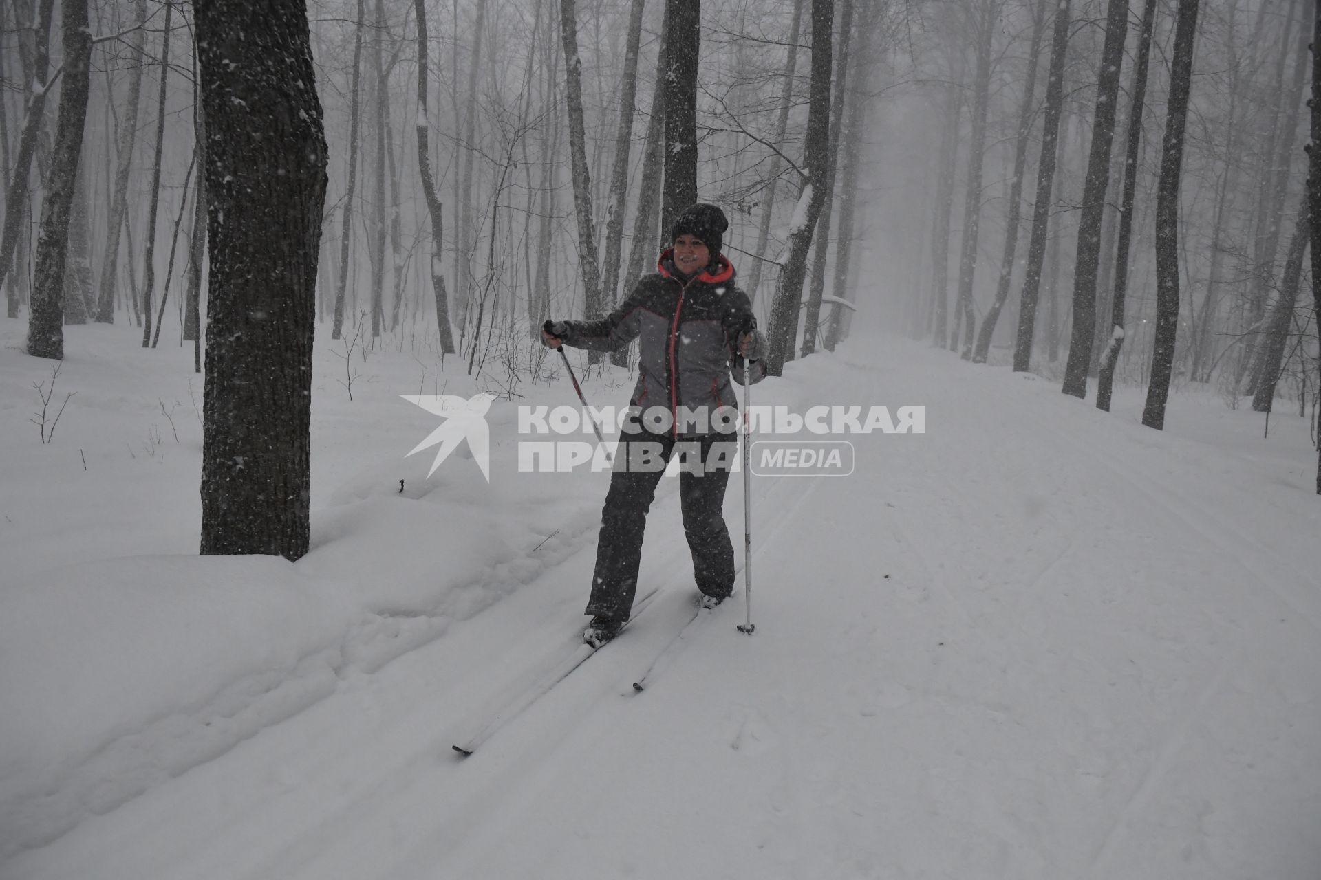 Прокат лыж в парке `Сокольники`