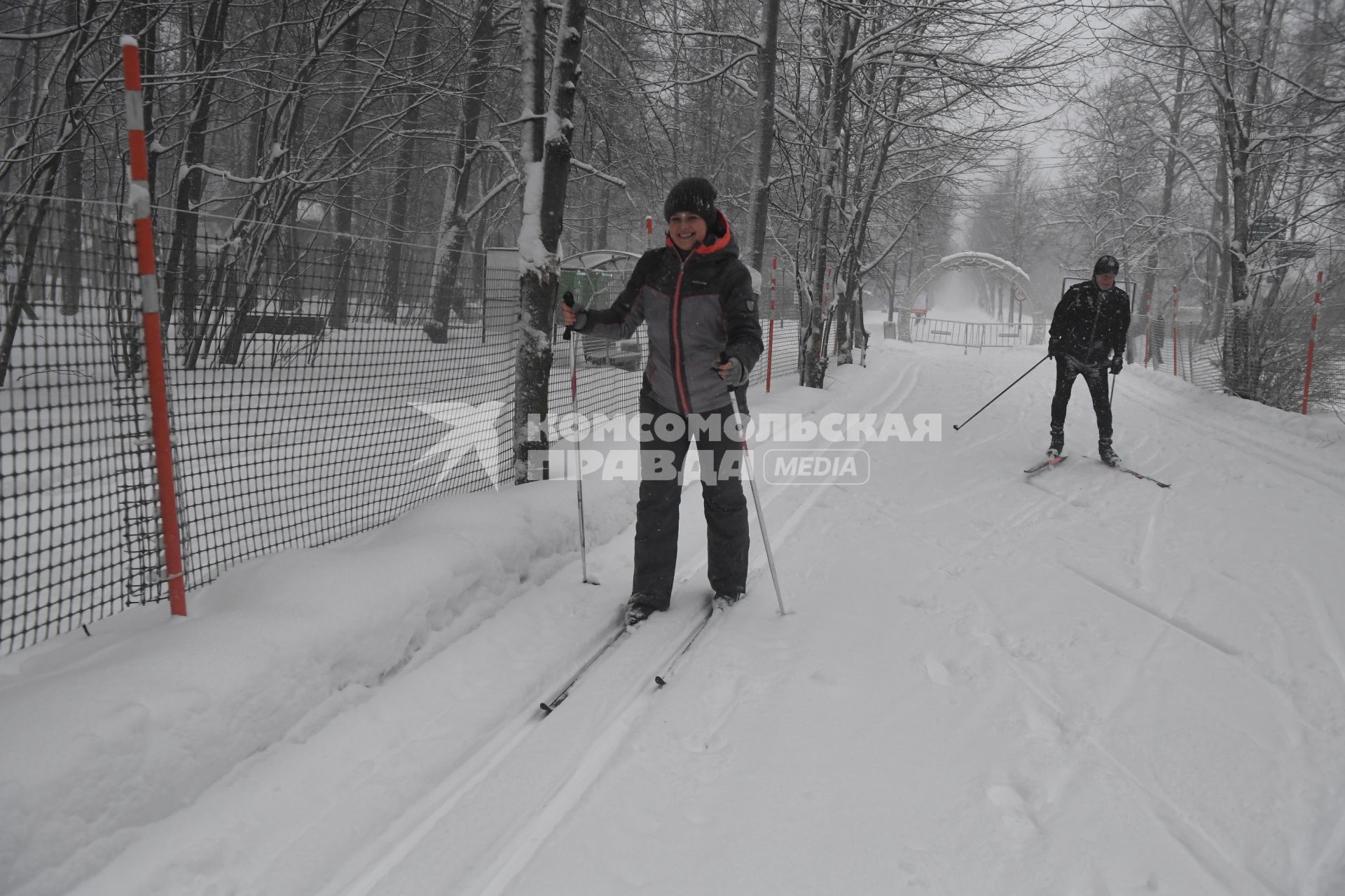 Прокат лыж в парке `Сокольники`