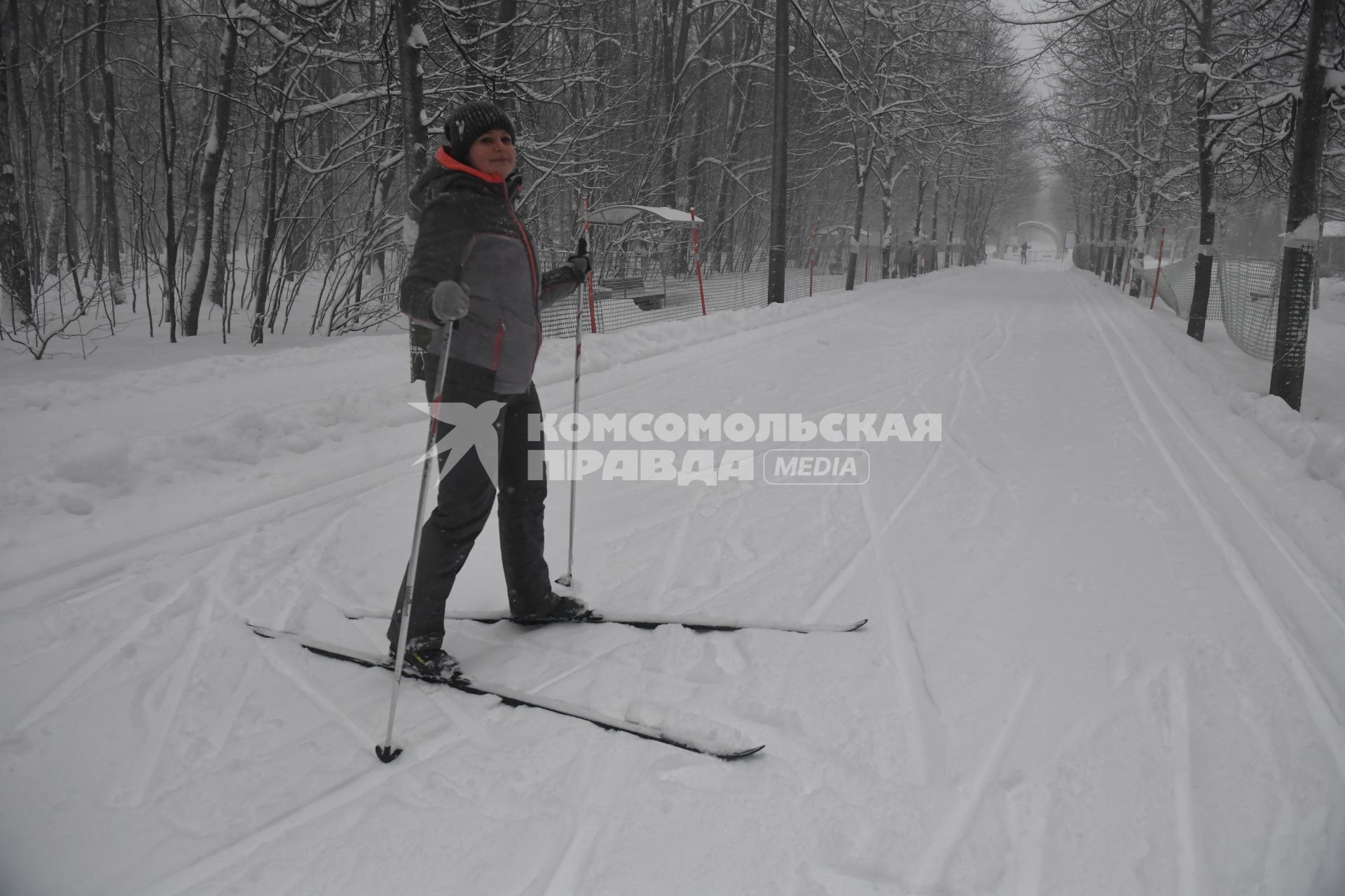 Прокат лыж в парке `Сокольники`