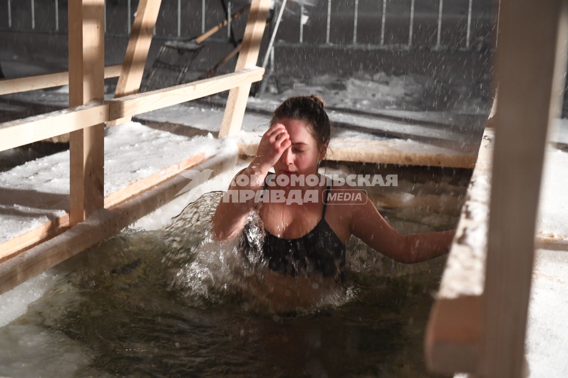 Крещенские купания в Царицыно
