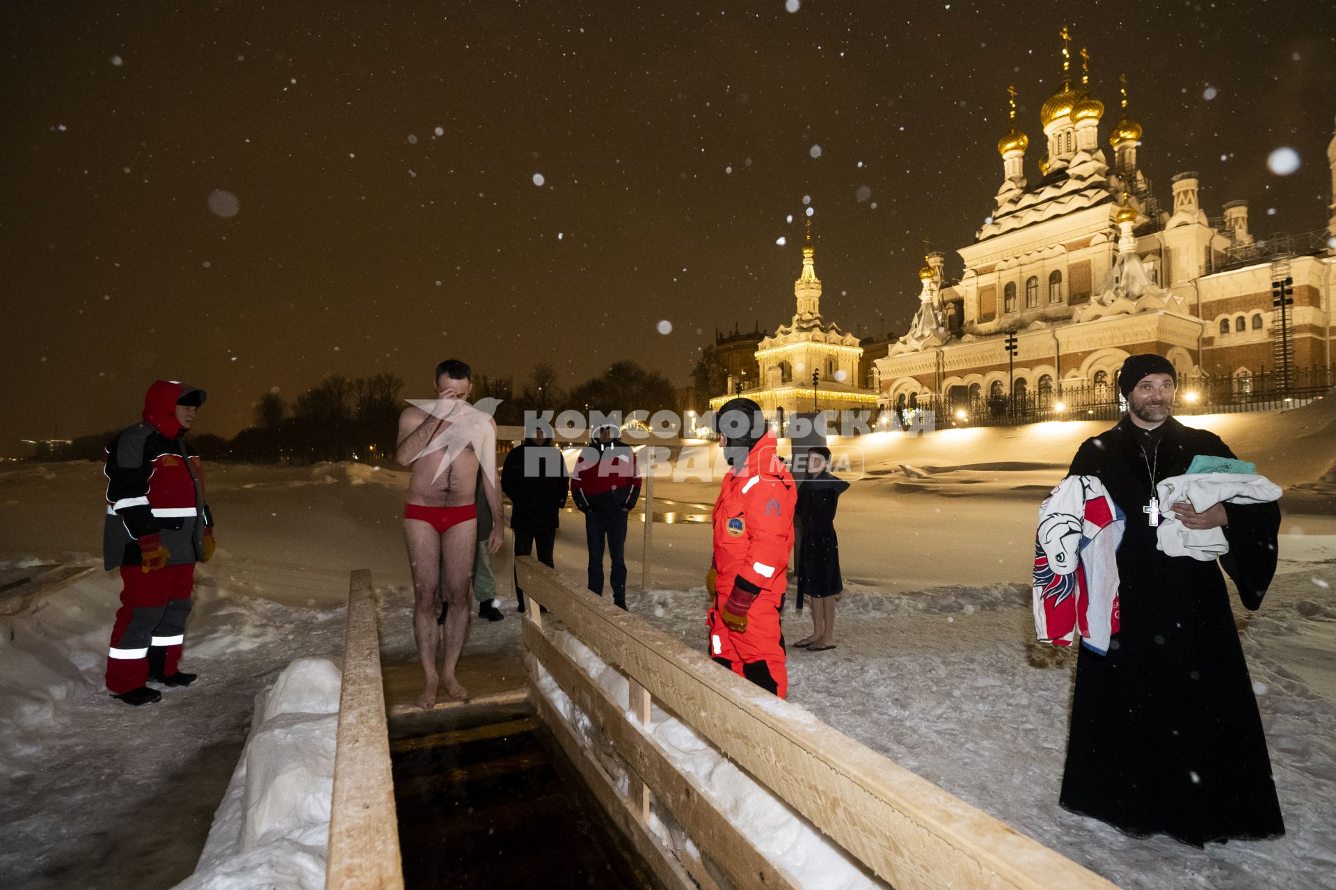 Крещенские купания в Санкт-Петербурге